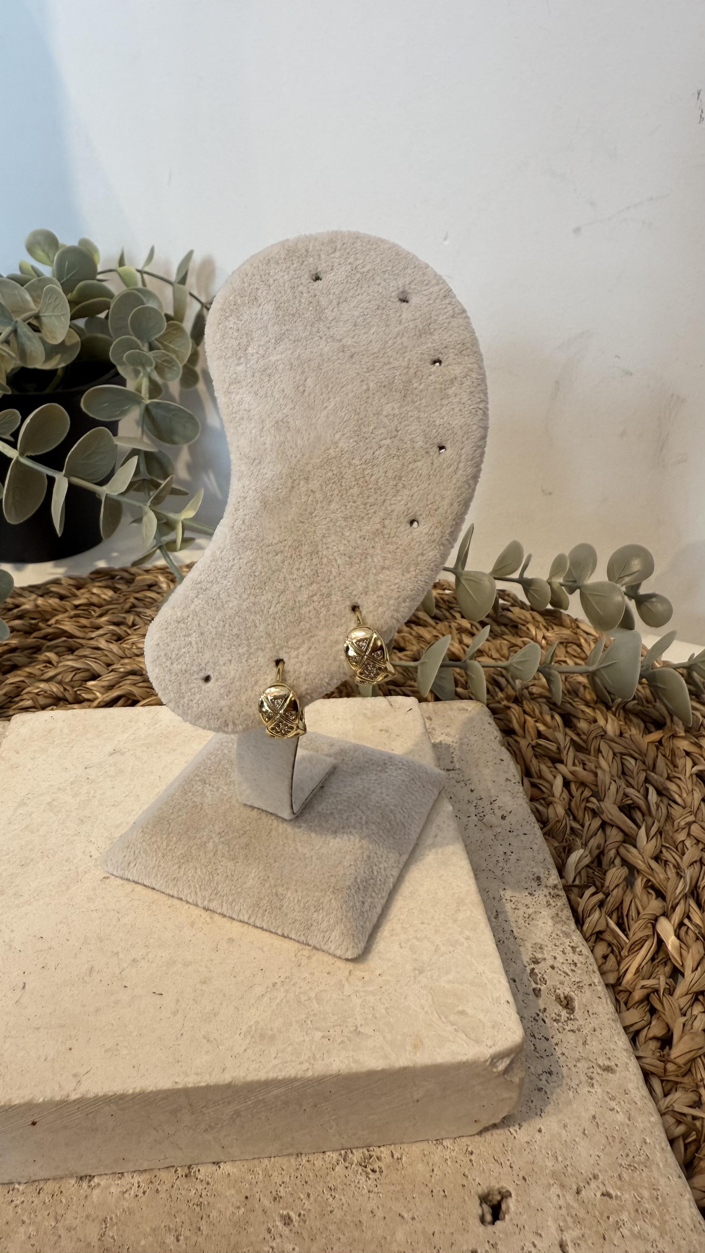 Xuping Özel Seri 14k Gold Renk Küpe