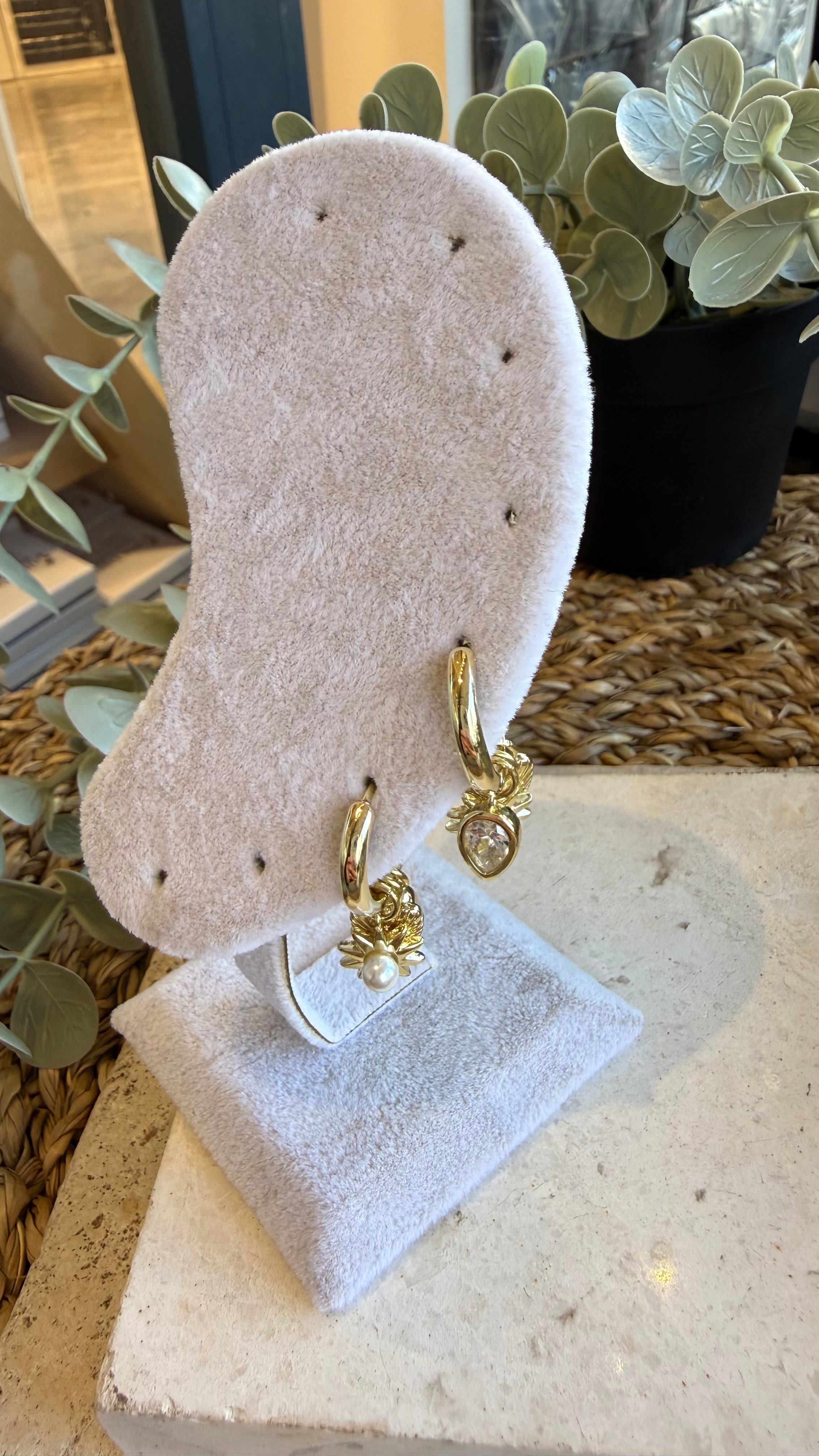 Xuping Özel Seri 14k Gold Renk Küpe