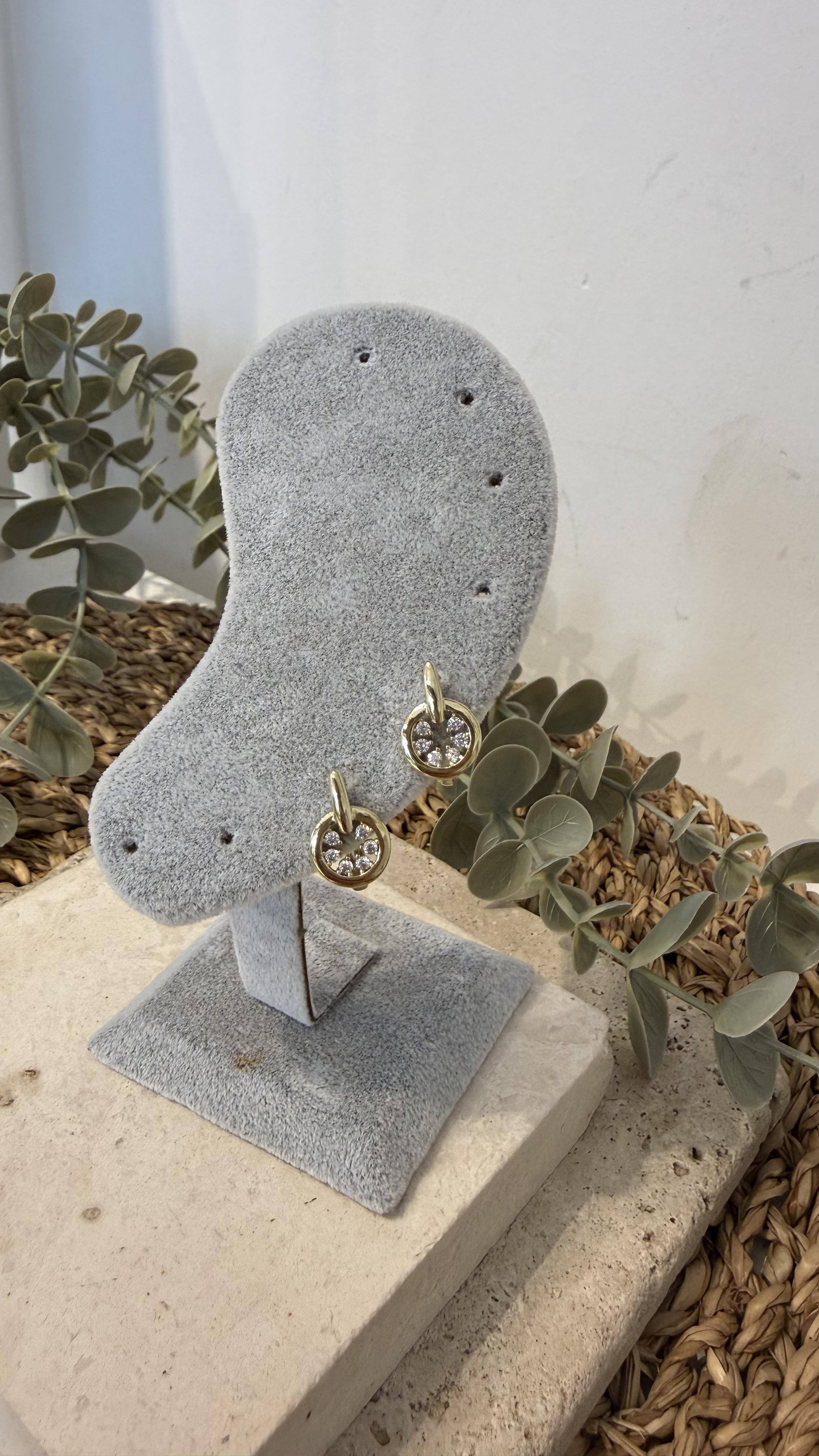 Xuping Özel Seri 14k Gold Renk Küpe
