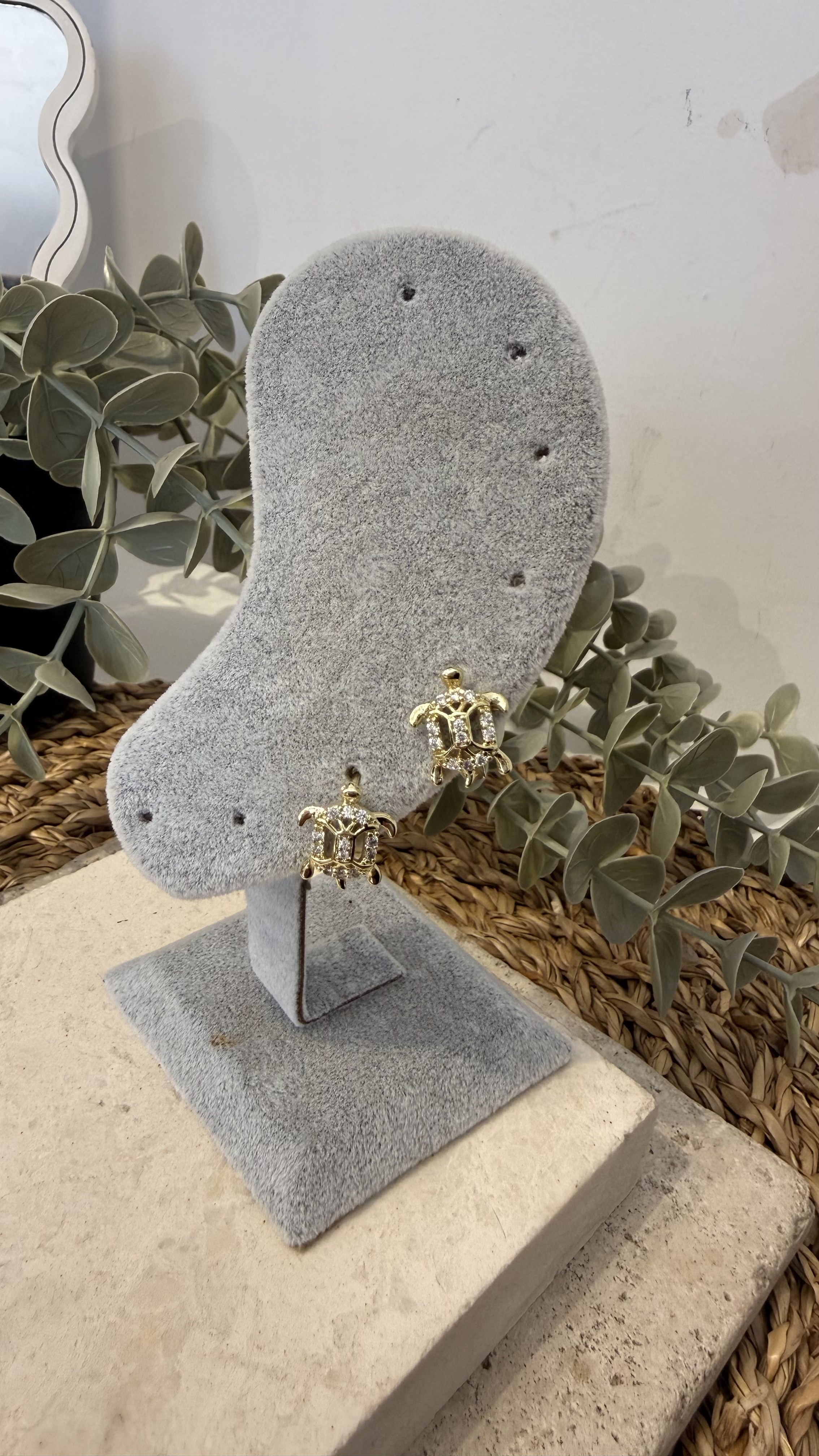 Xuping Özel Seri 14k Gold Renk Küpe
