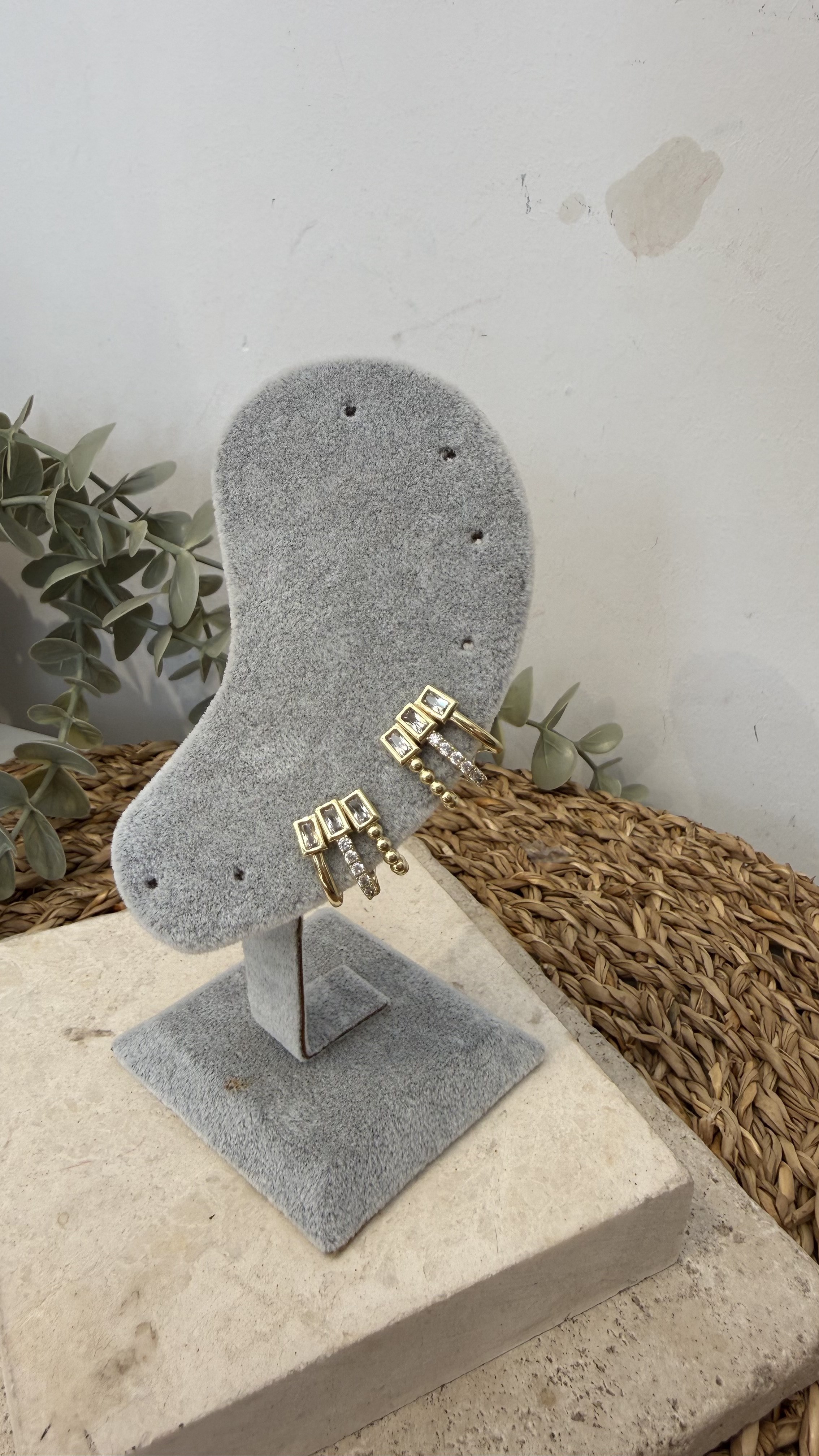 Xuping Özel Seri 14k Gold Renk Küpe