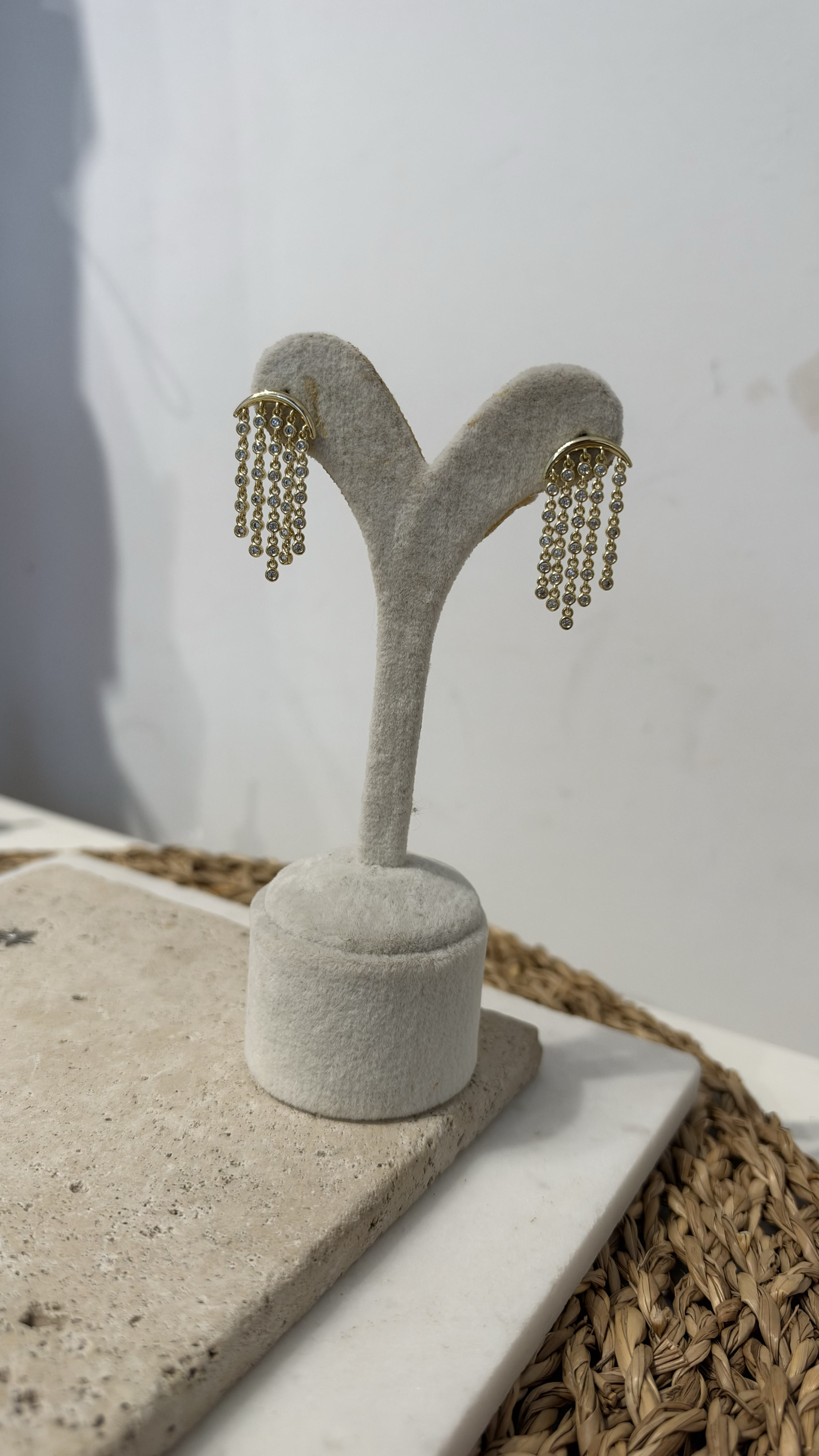 Xuping Özel Seri 14k Gold Renk Küpe