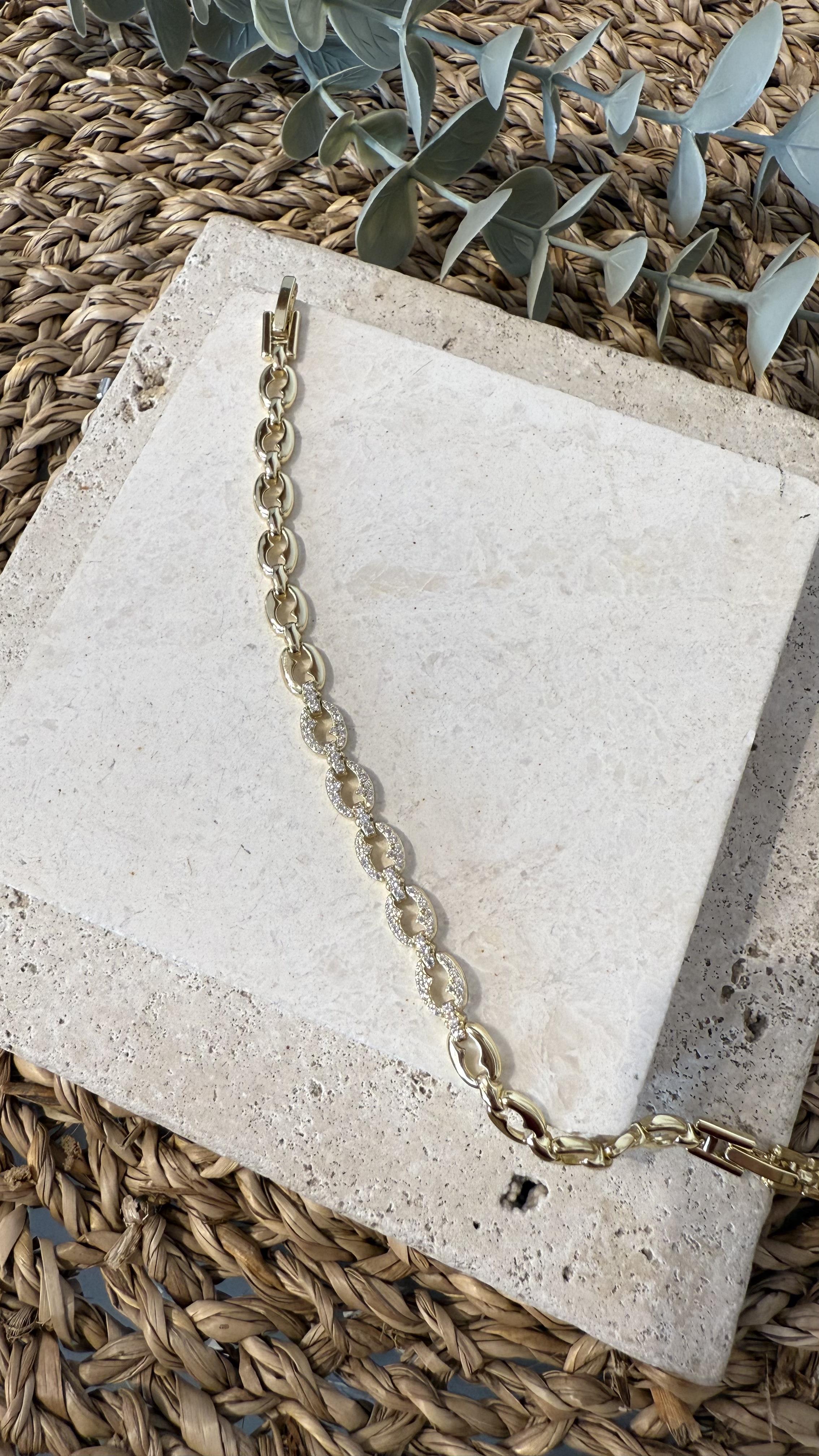 Xuping Özel Seri Gold Renk 14k Bileklik