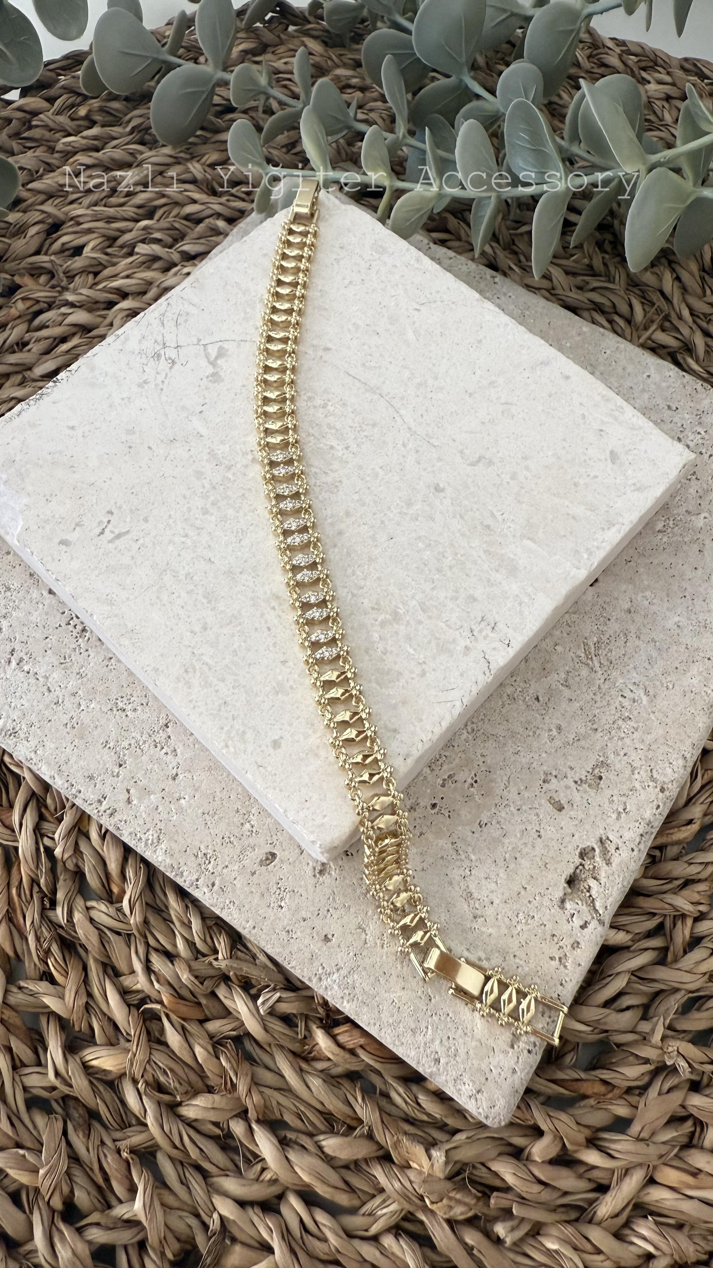 Xuping Özel Seri Gold Renk 14k Bileklik