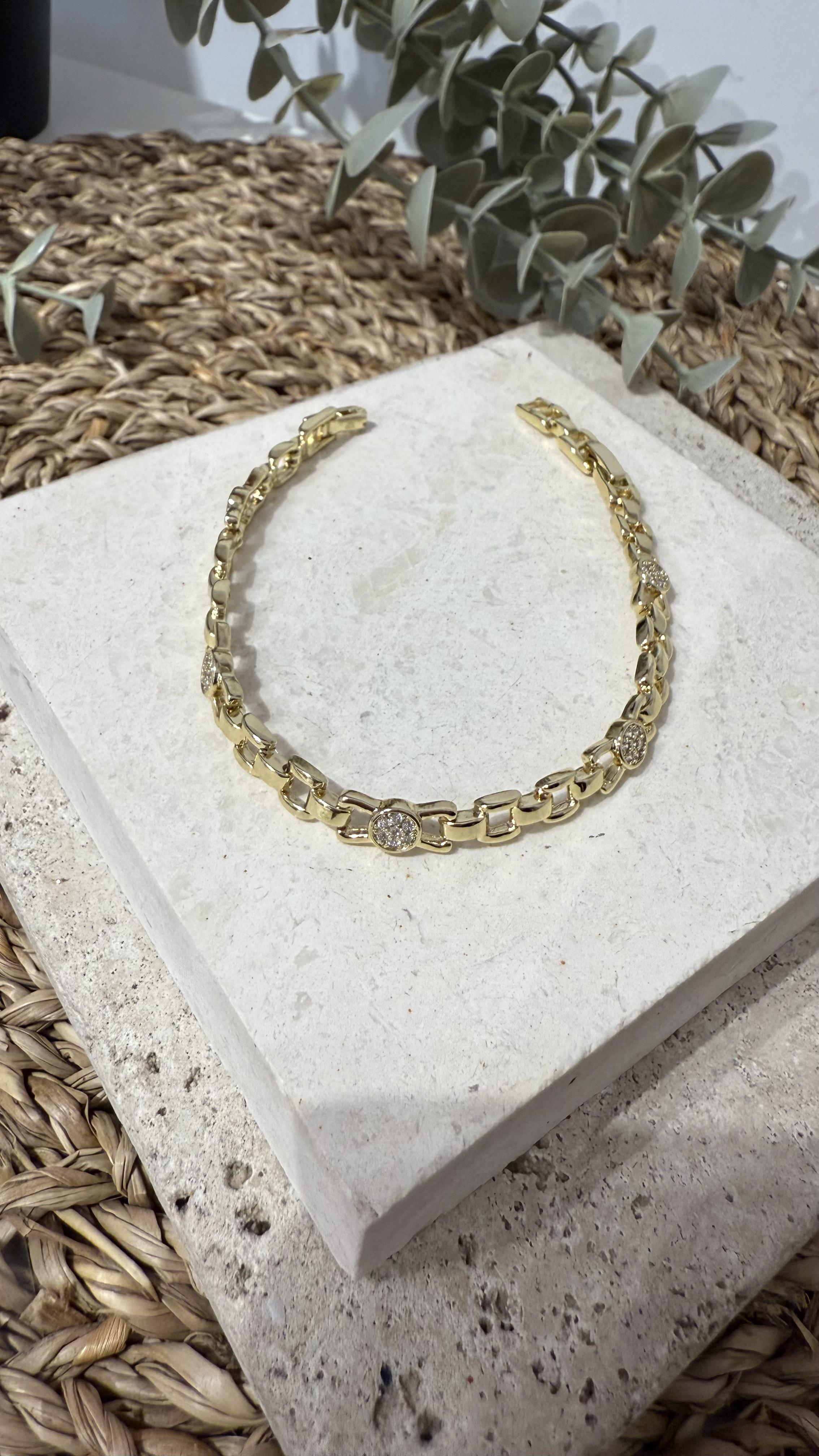 Xuping Özel Seri Gold Renk 14k Bileklik