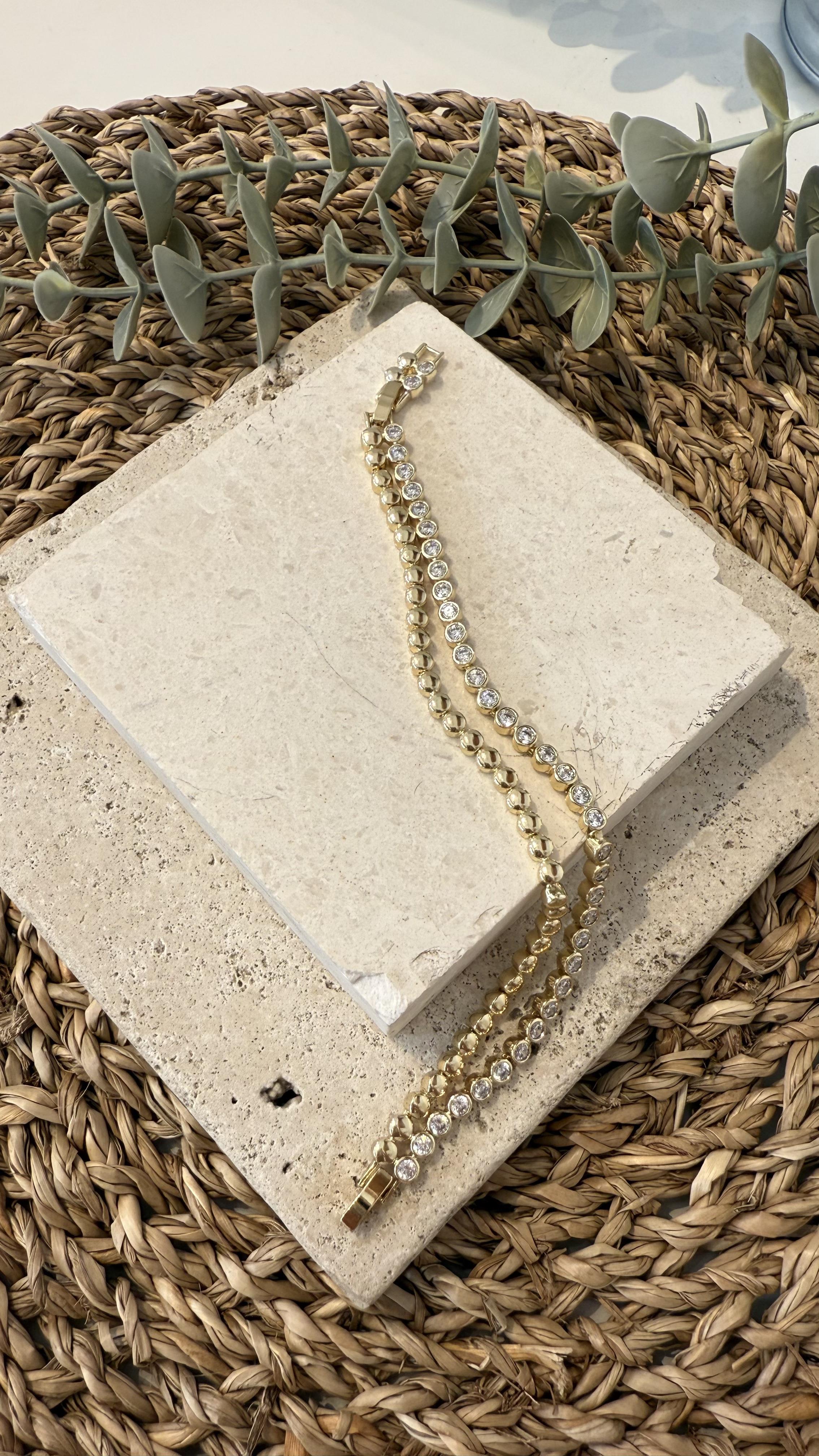 Xuping Özel Seri Gold Renk 14k Bileklik