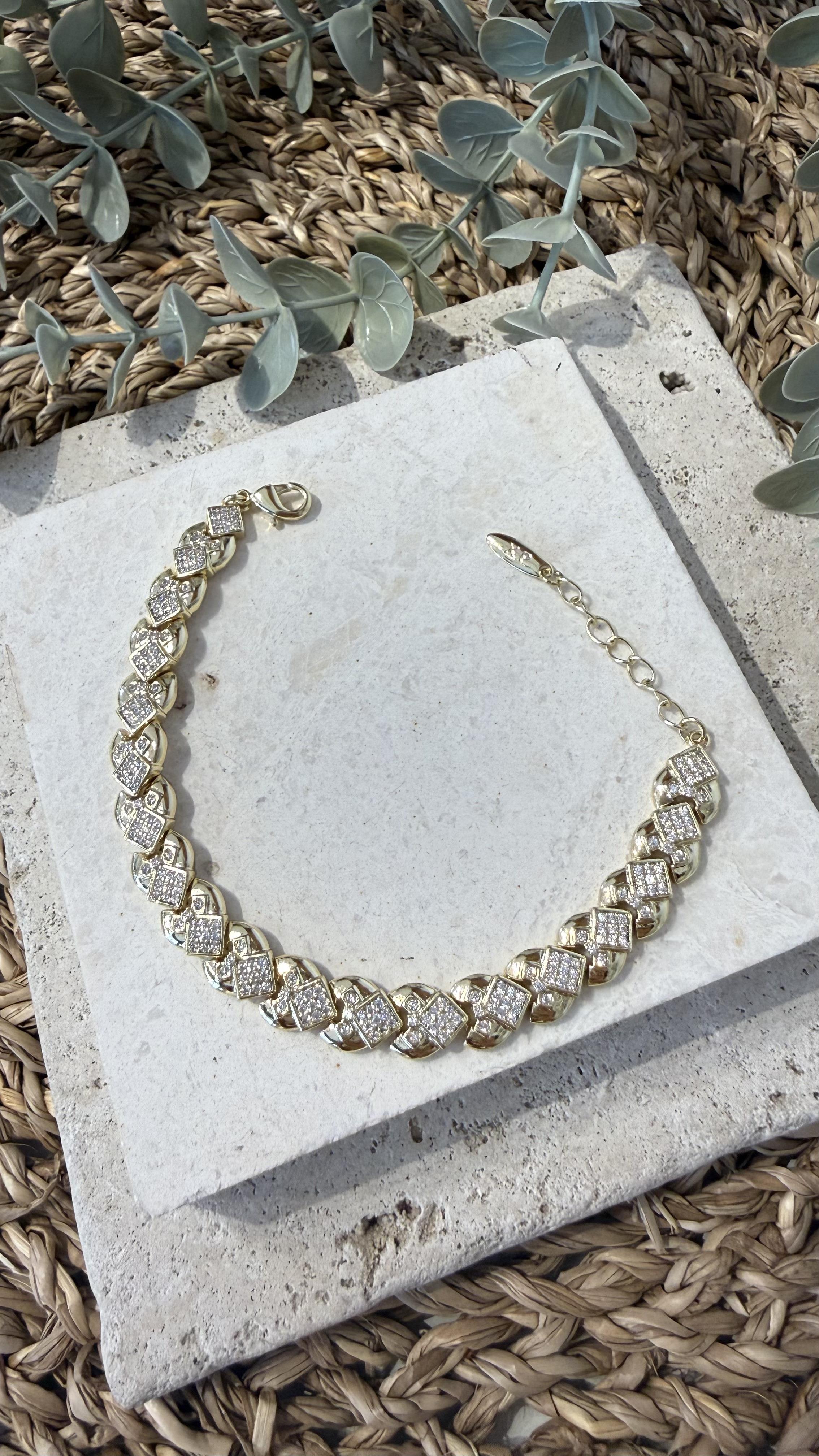 Xuping Özel Seri Gold Renk 14k Bileklik