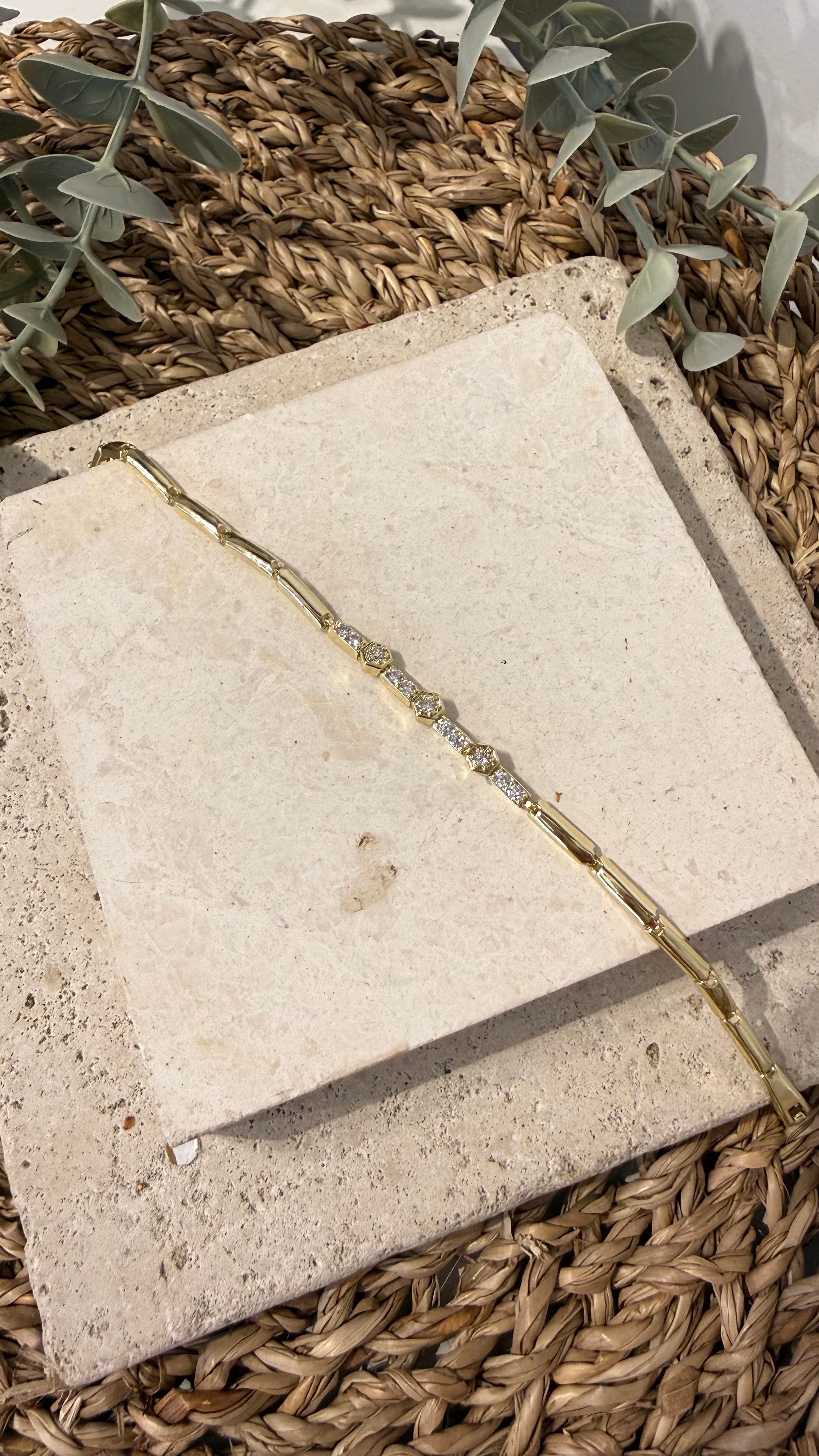 Xuping Özel Seri Gold Renk 14k Bileklik