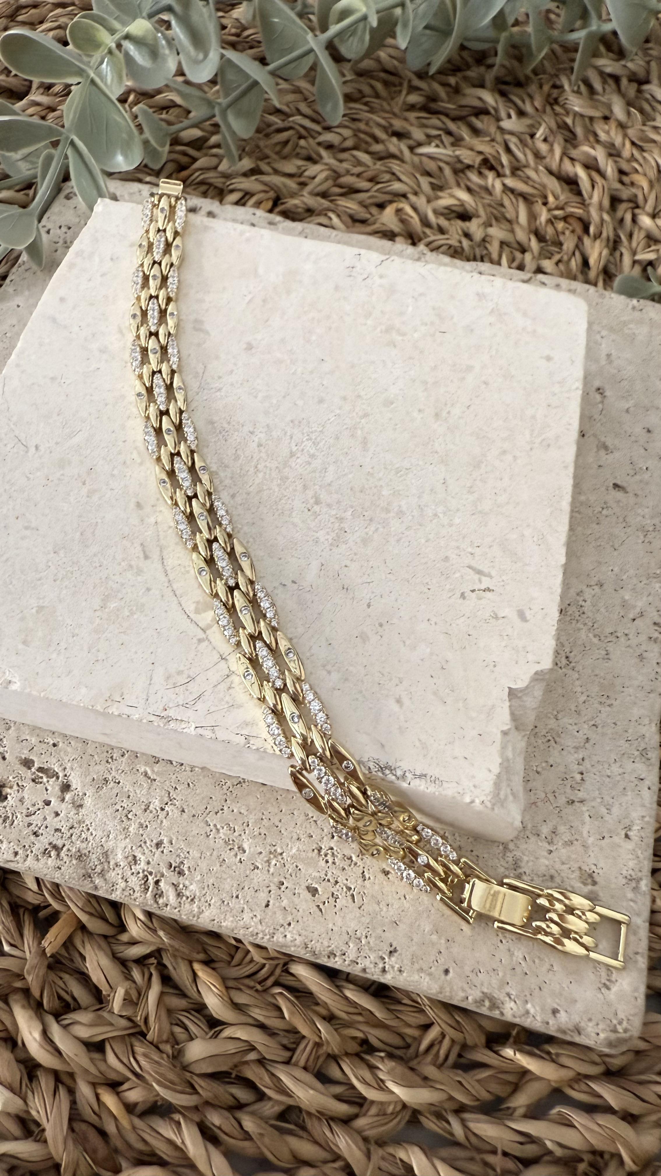 Xuping Özel Seri Gold Renk 14k Bileklik