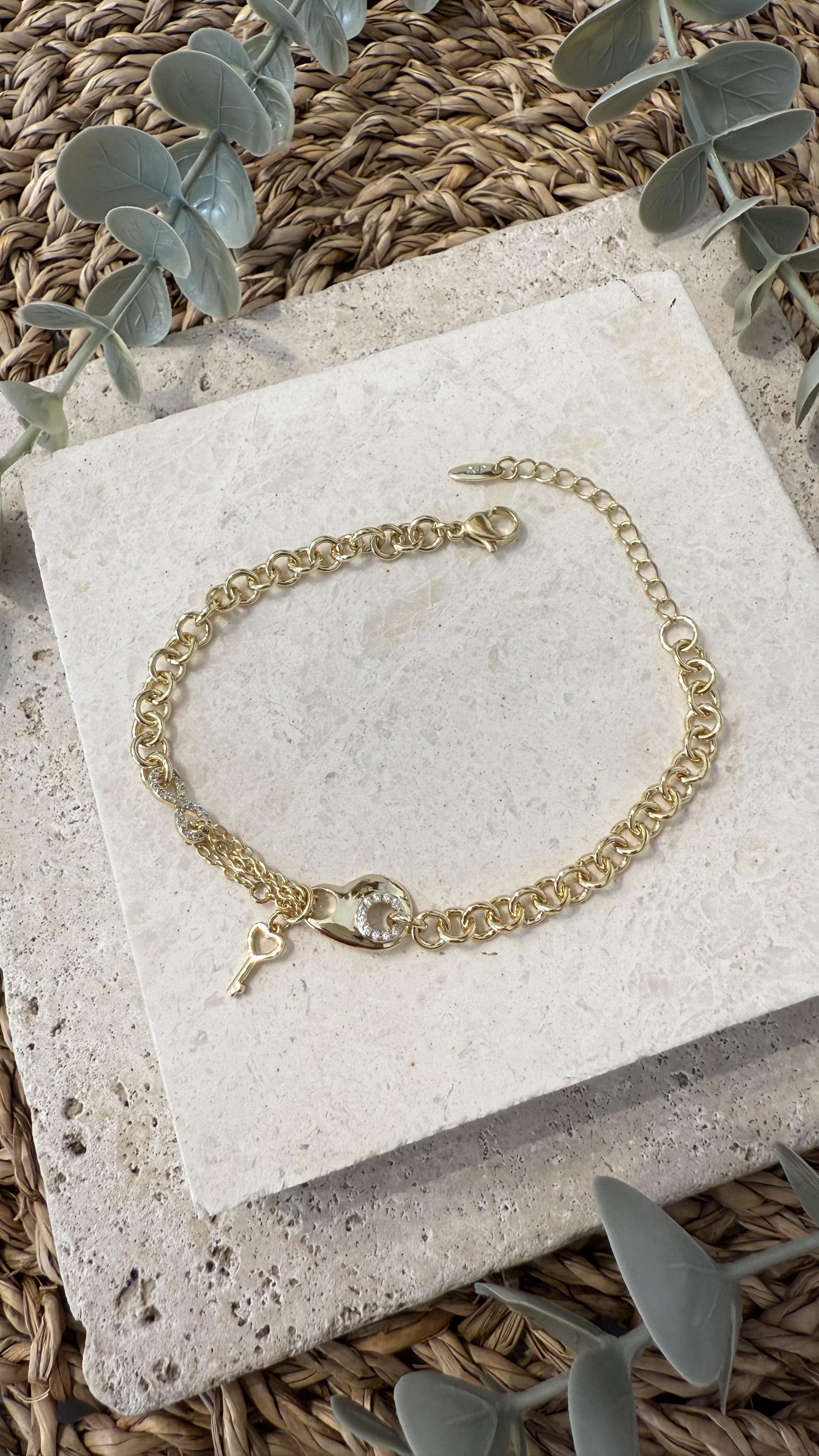 Xuping Özel Seri Gold Renk 14k Bileklik