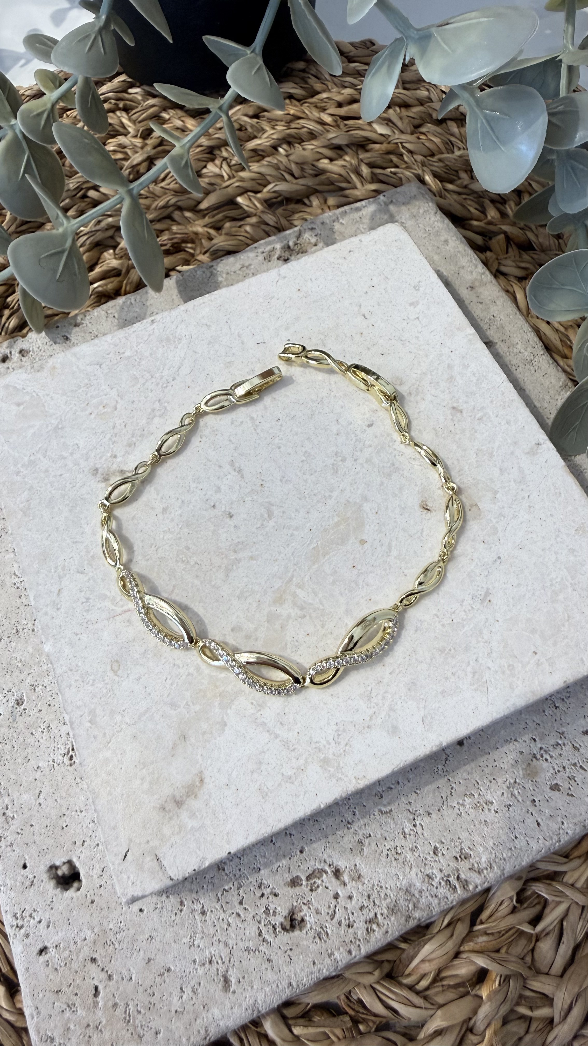 Xuping Özel Seri Gold Renk 14k Bileklik