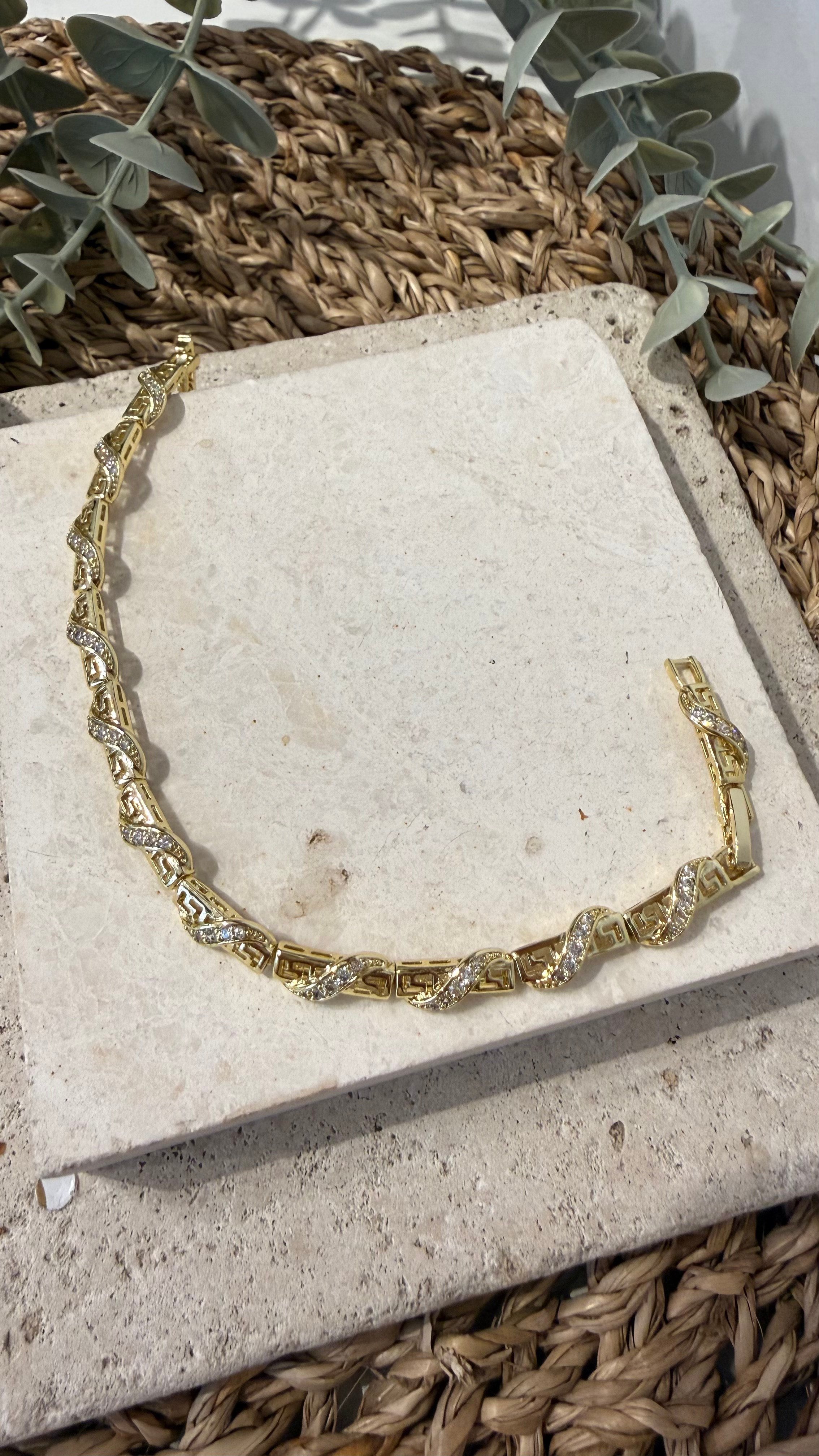 Xuping Özel Seri Gold Renk 14k Bileklik