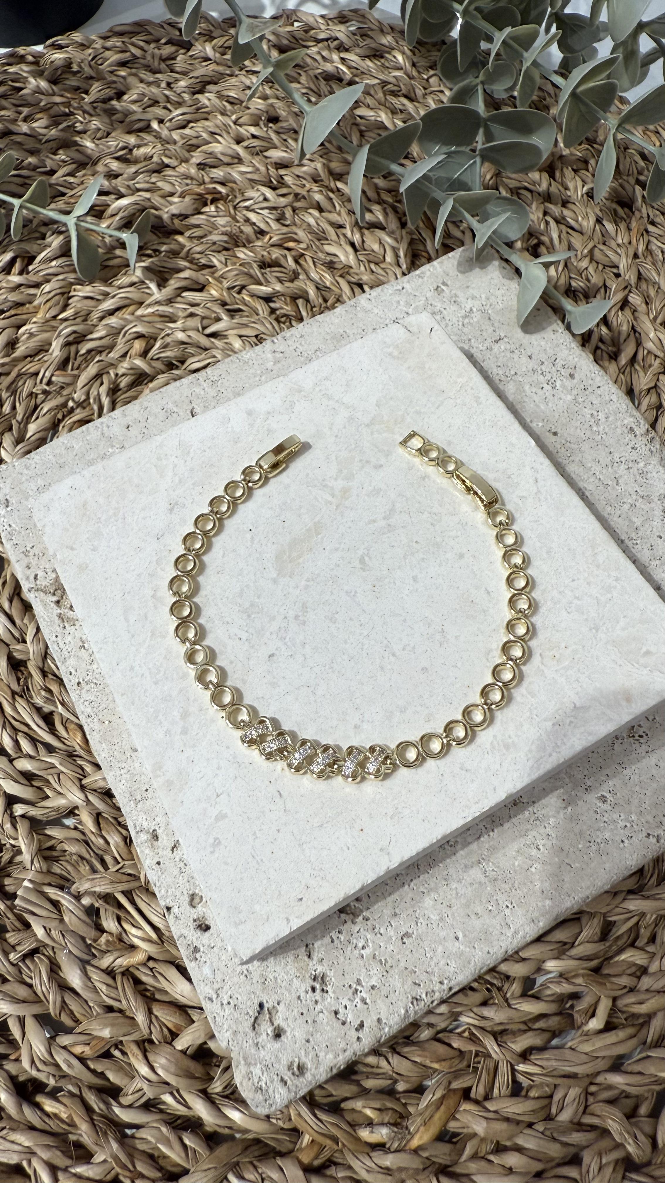 Xuping Özel Seri Gold Renk 14k Bileklik