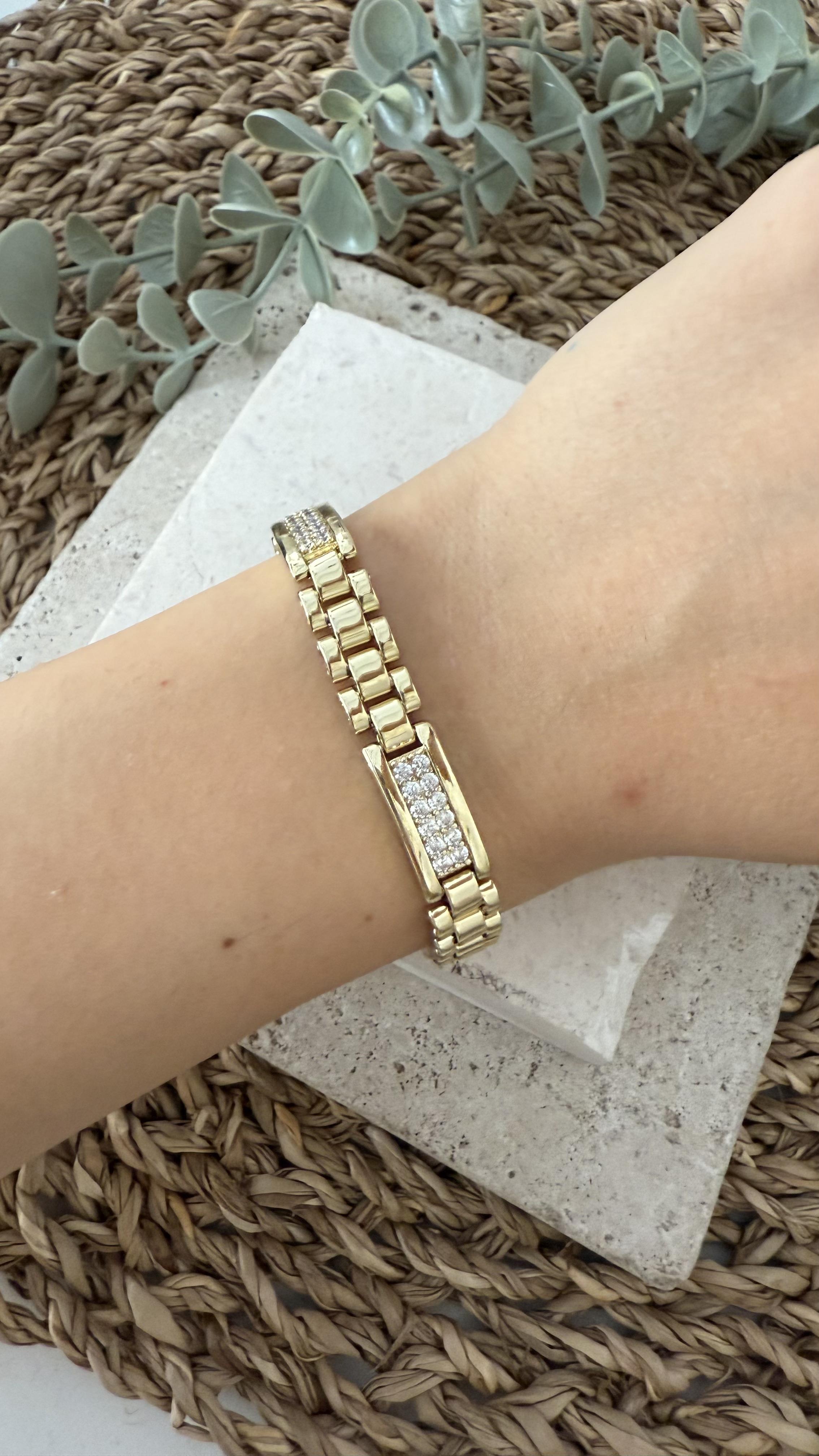 Xuping Özel Seri Gold Renk 14k Bileklik