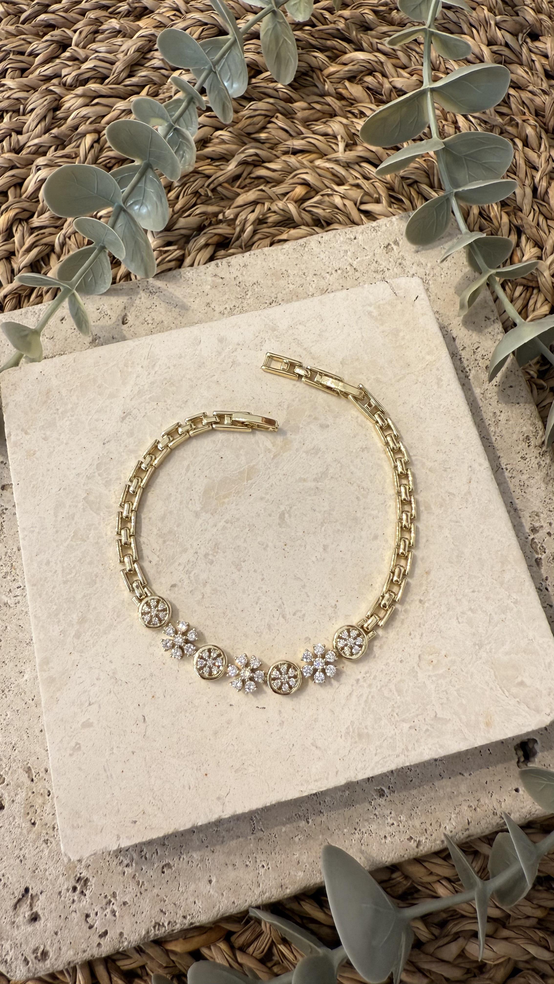 Xuping Özel Seri Gold Renk 14k Bileklik