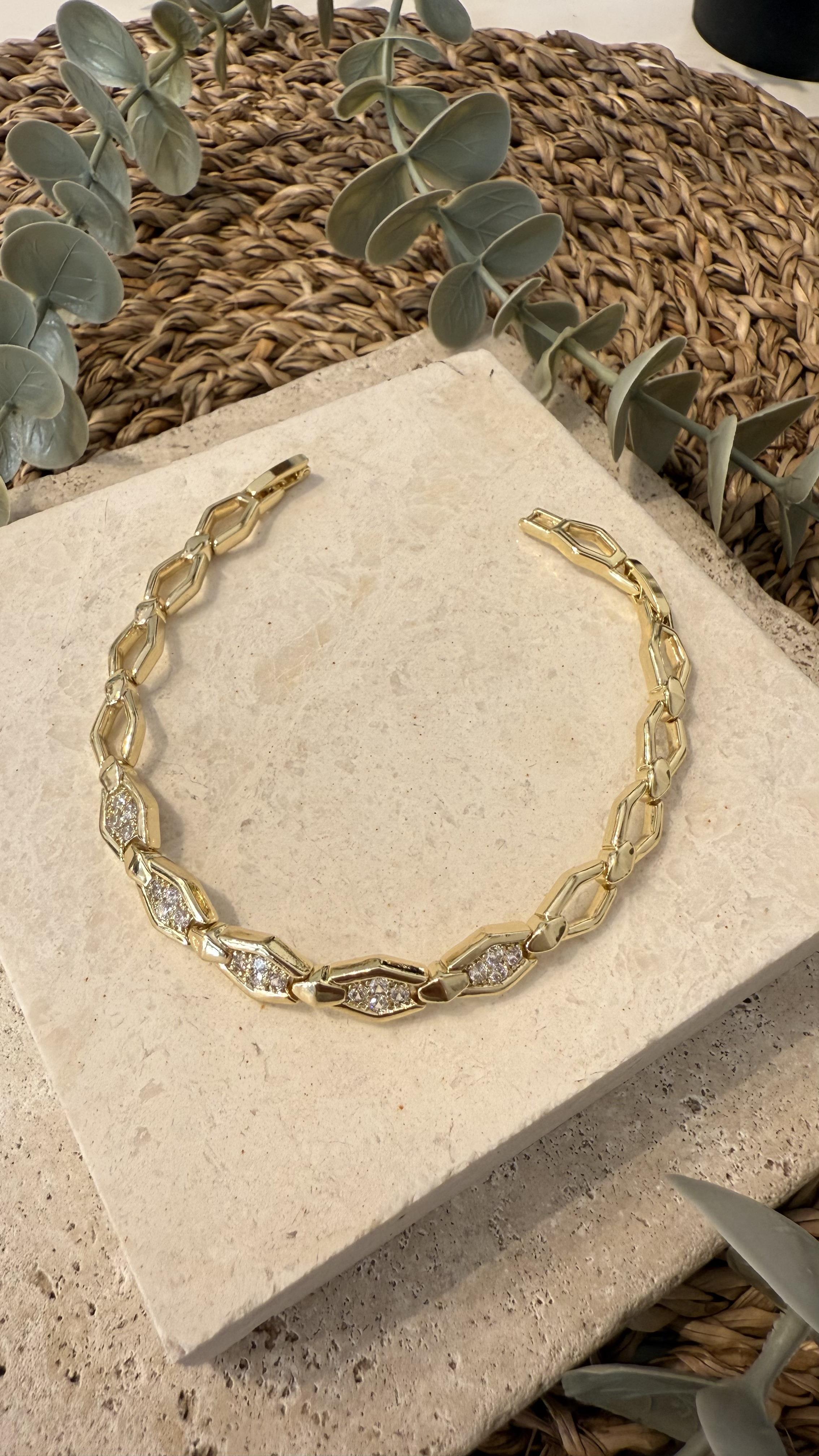 Xuping Özel Seri Gold Renk 14k Bileklik