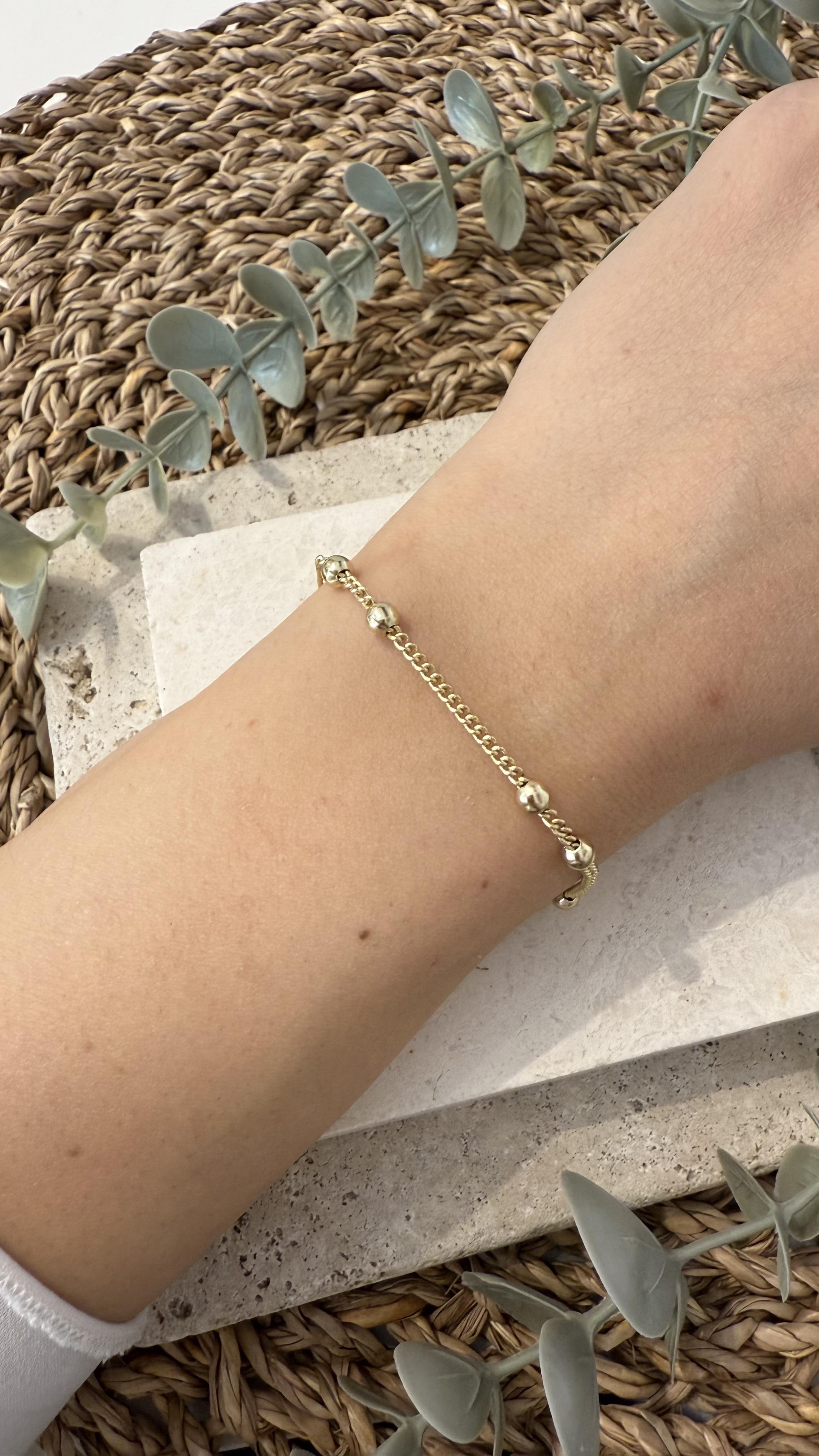 Xuping Özel Seri Gold Renk 14k Bileklik