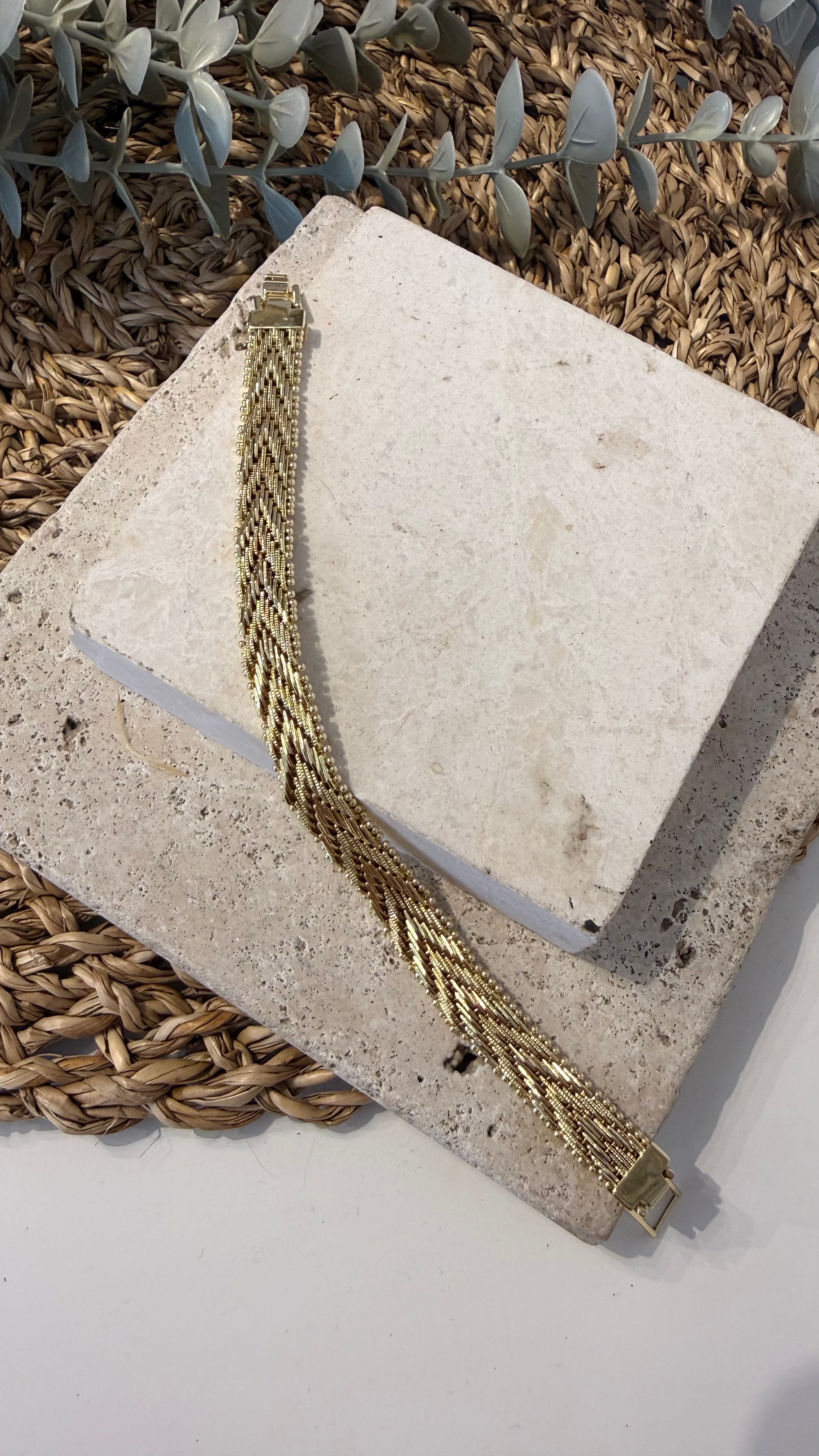 Xuping Özel Seri Gold Renk 14k Bileklik