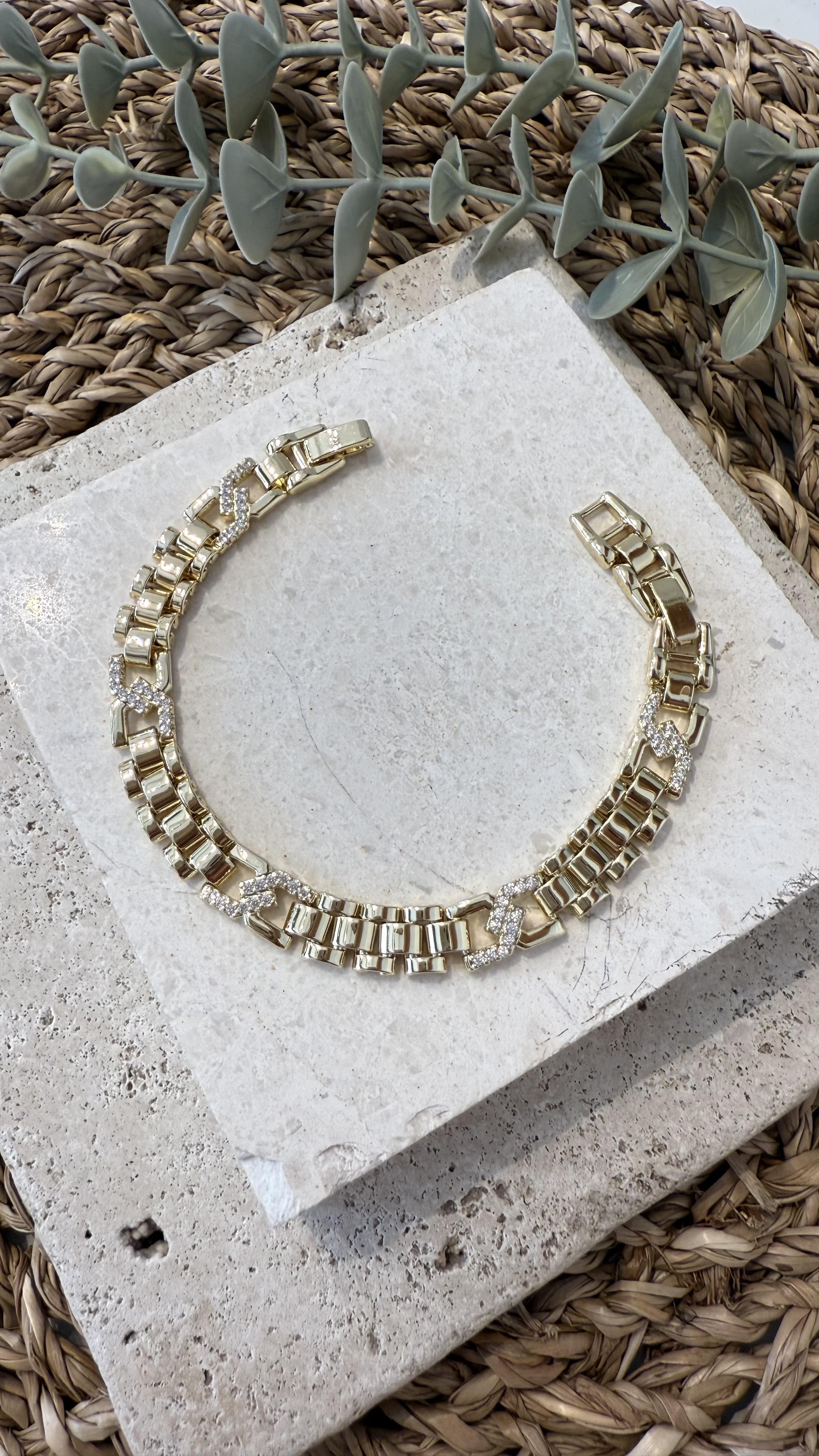 Xuping Özel Seri Gold Renk 14k Bileklik