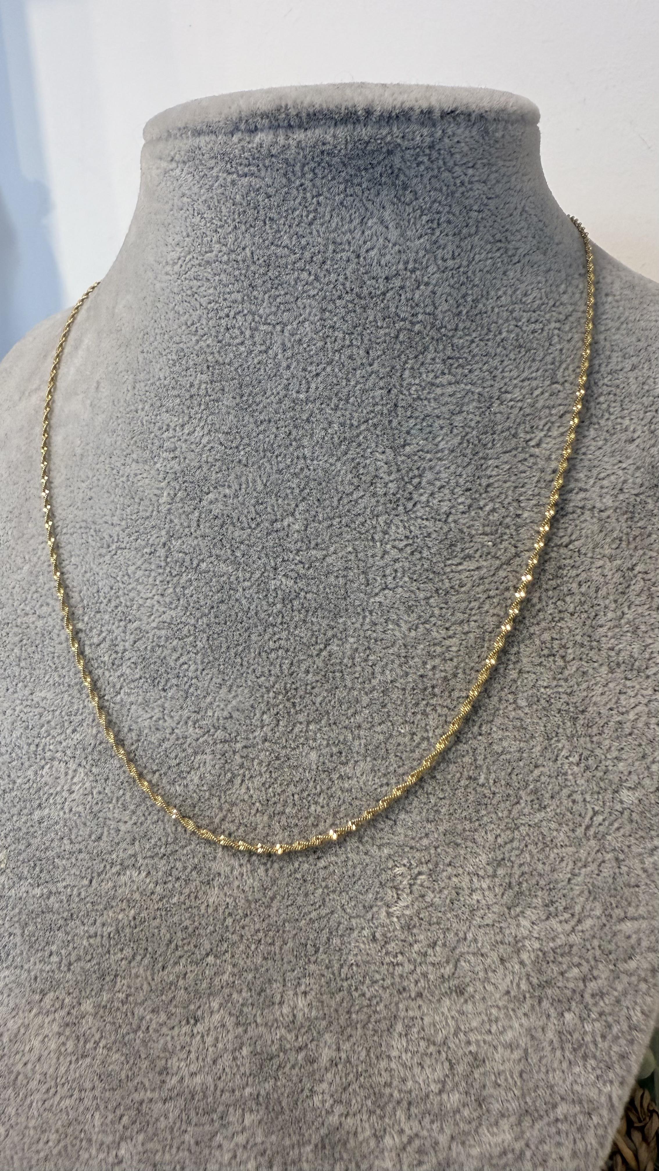Xuping Özel Seri Gold Renk 14k Kolye 45cm