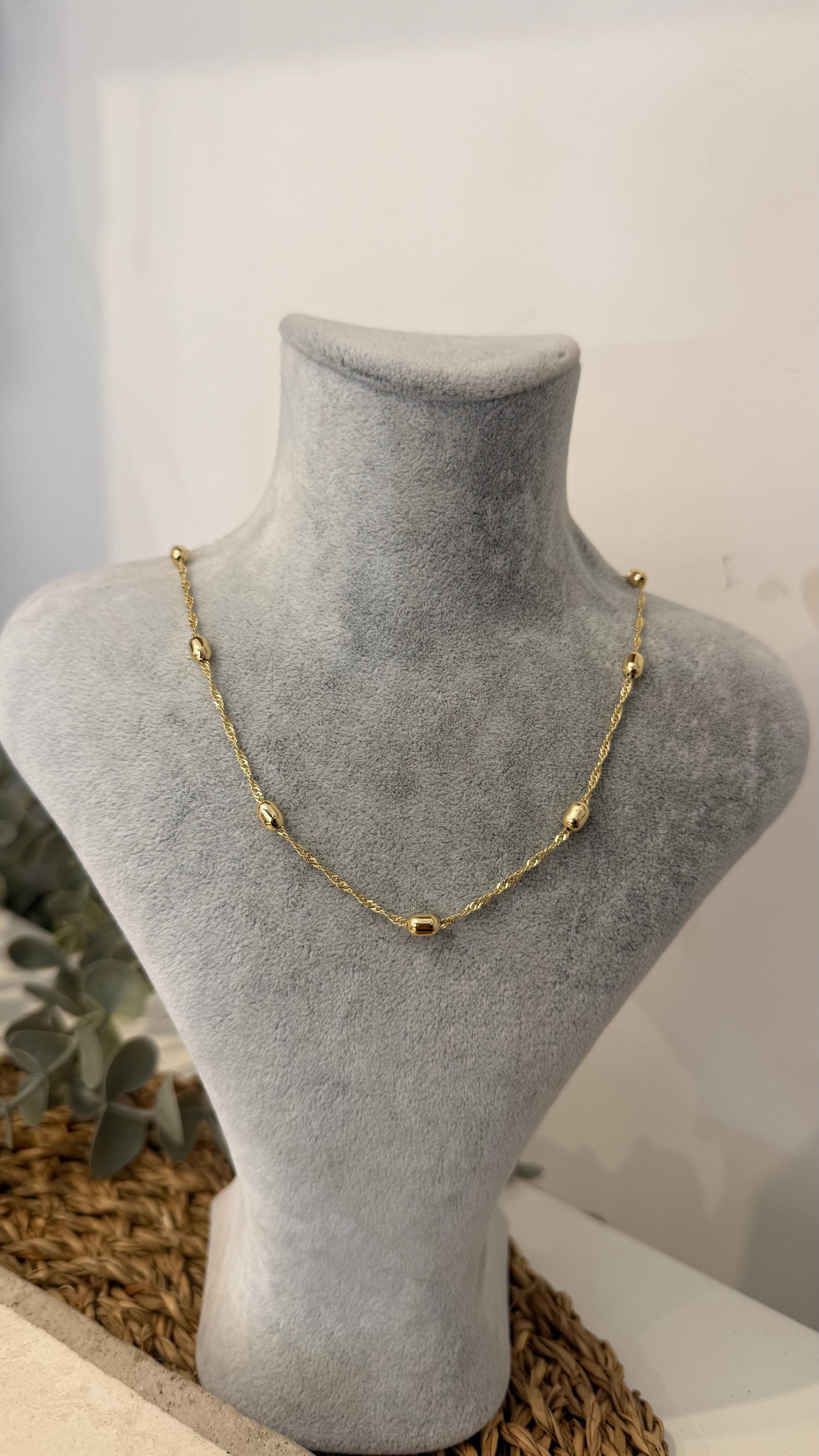 Xuping Özel Seri Gold Renk 14k Kolye 45cm