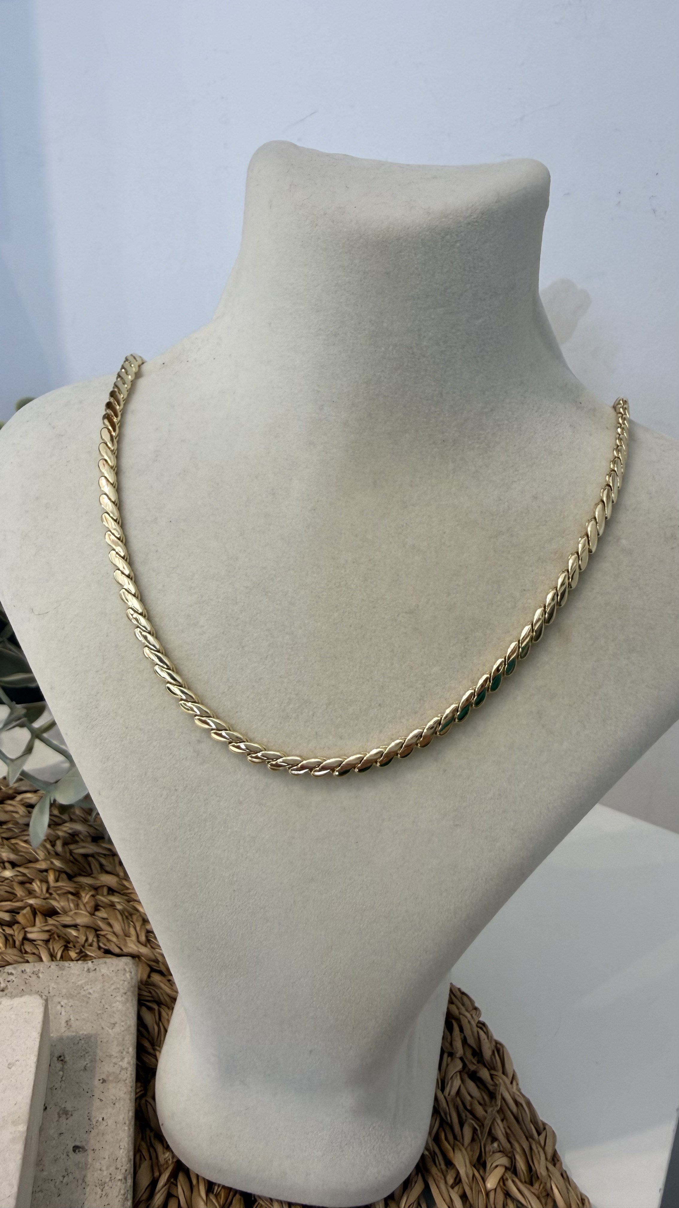 Xuping Özel Seri Gold Renk 14k Kolye 45cm
