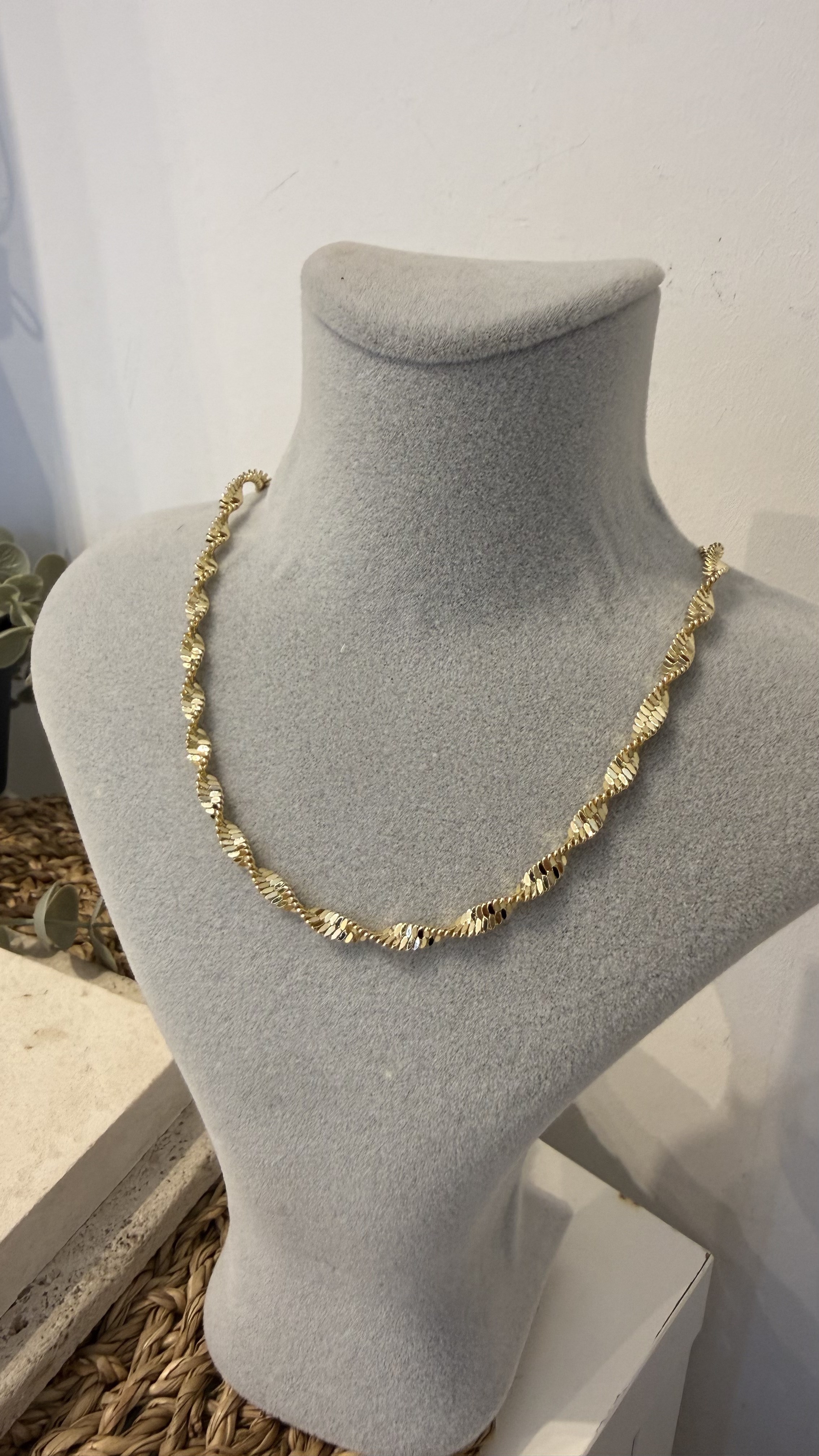 Xuping Özel Seri Gold Renk 14k Kolye 45cm