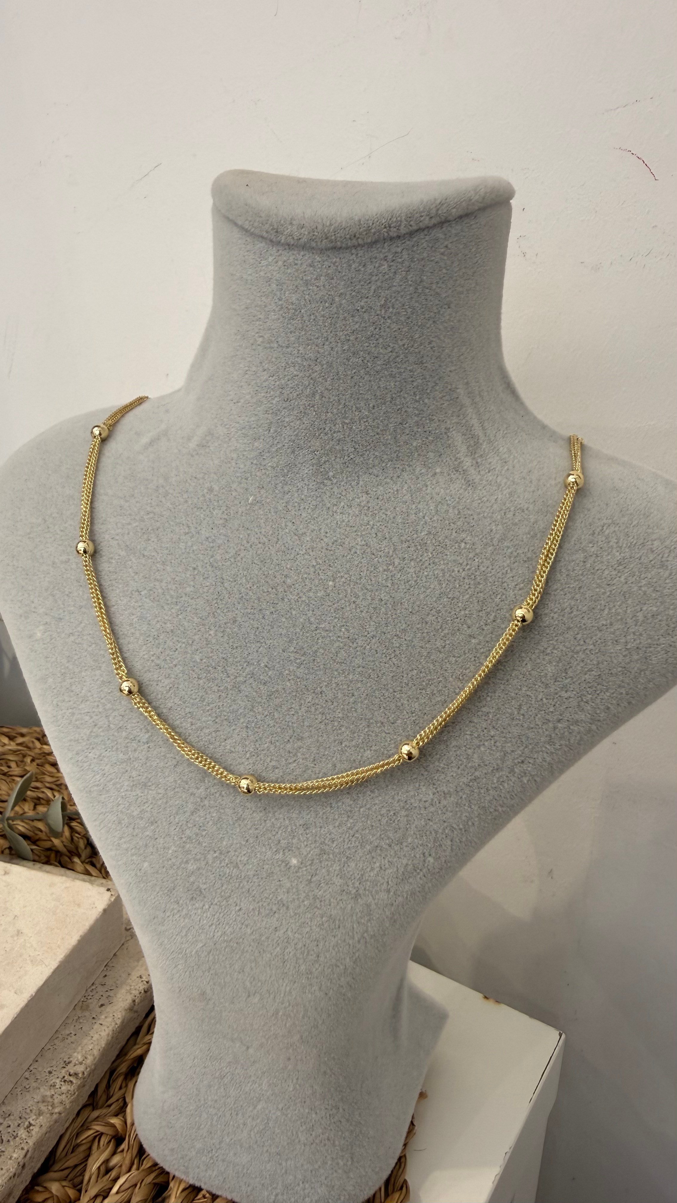 Xuping Özel Seri Gold Renk 14k Kolye 45cm
