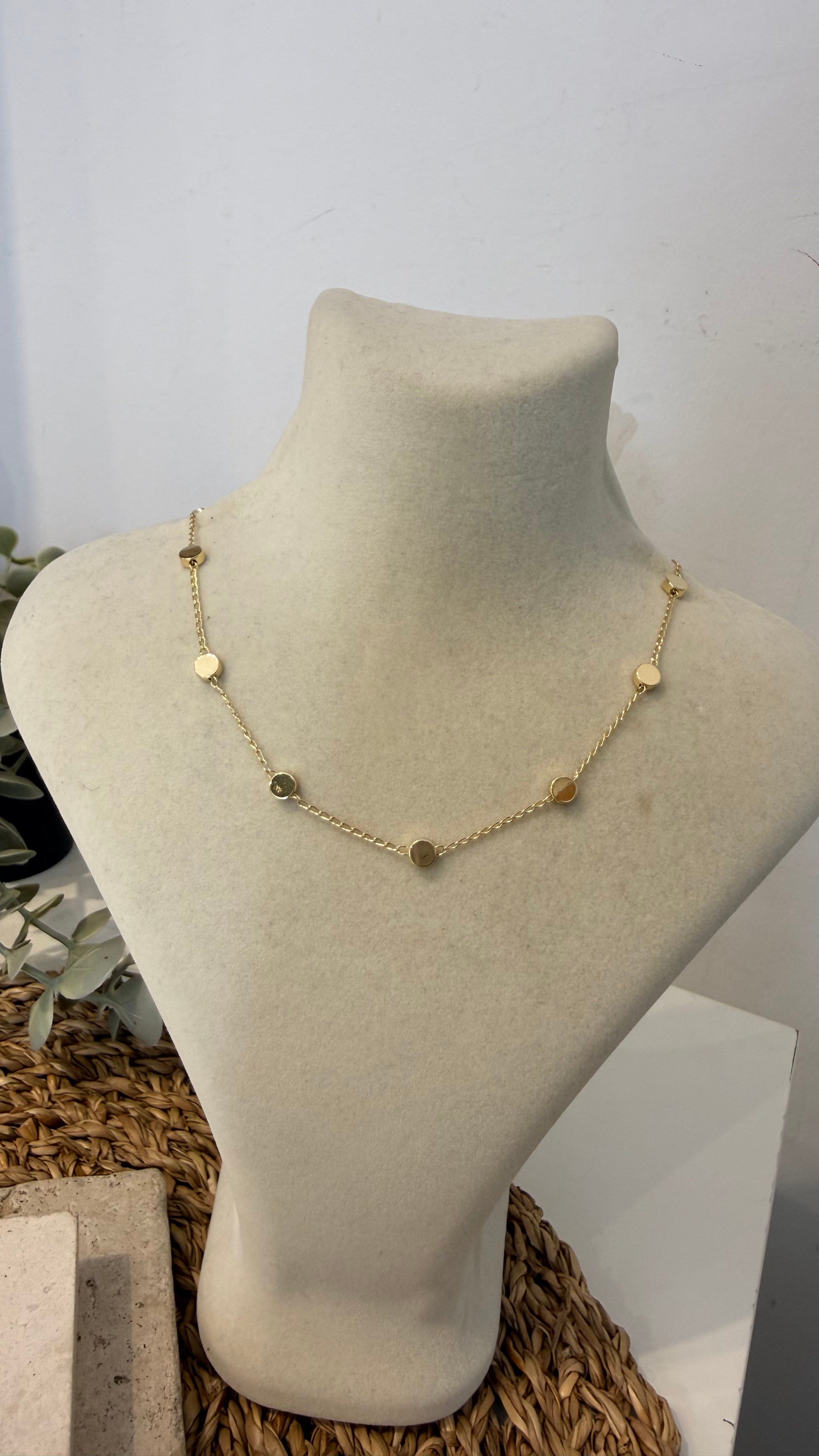 Xuping Özel Seri Gold Renk 14k Kolye 45+6