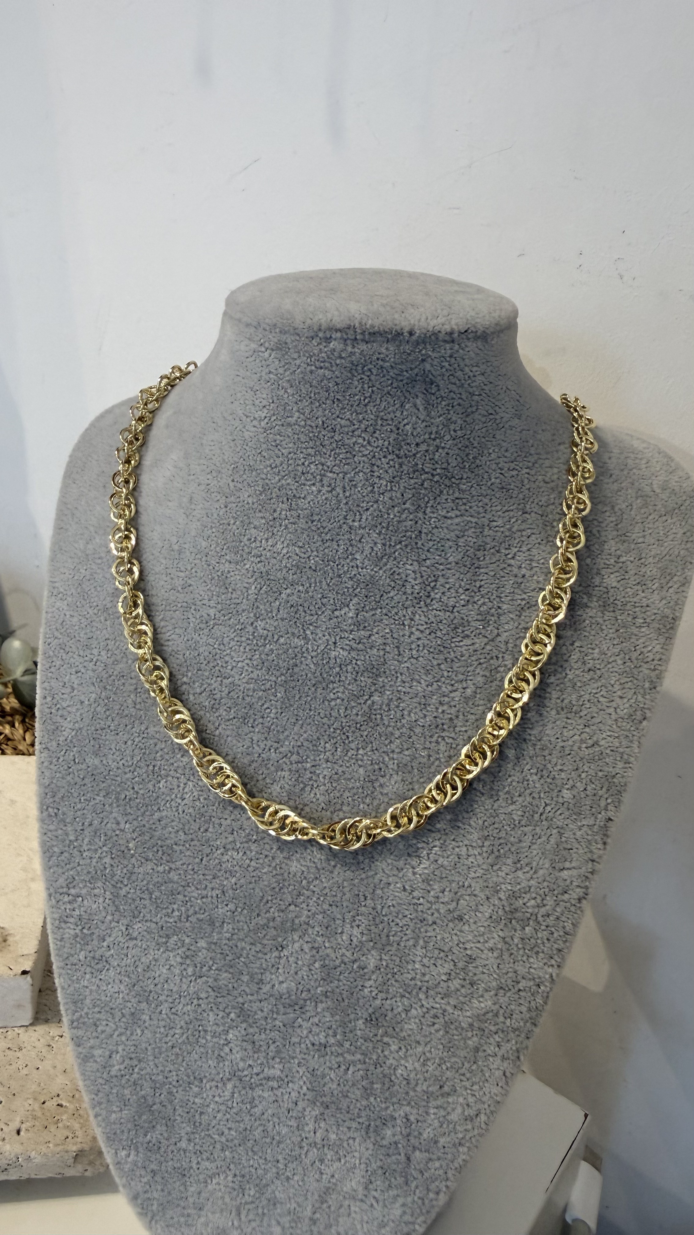 Xuping Özel Seri Gold Renk 14k Kolye 45cm