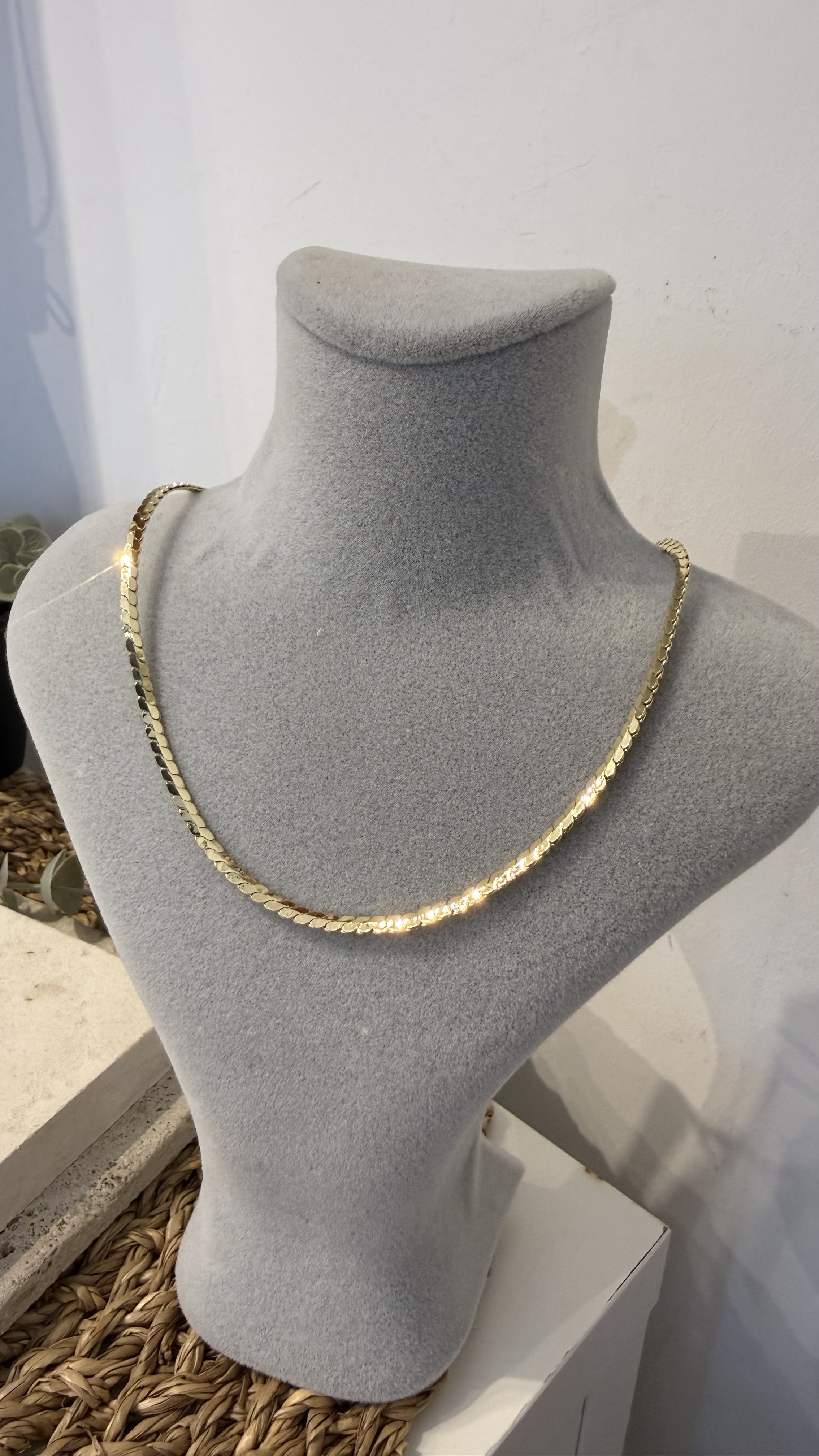 Xuping Özel Seri Gold Renk 14k Kolye 45cm
