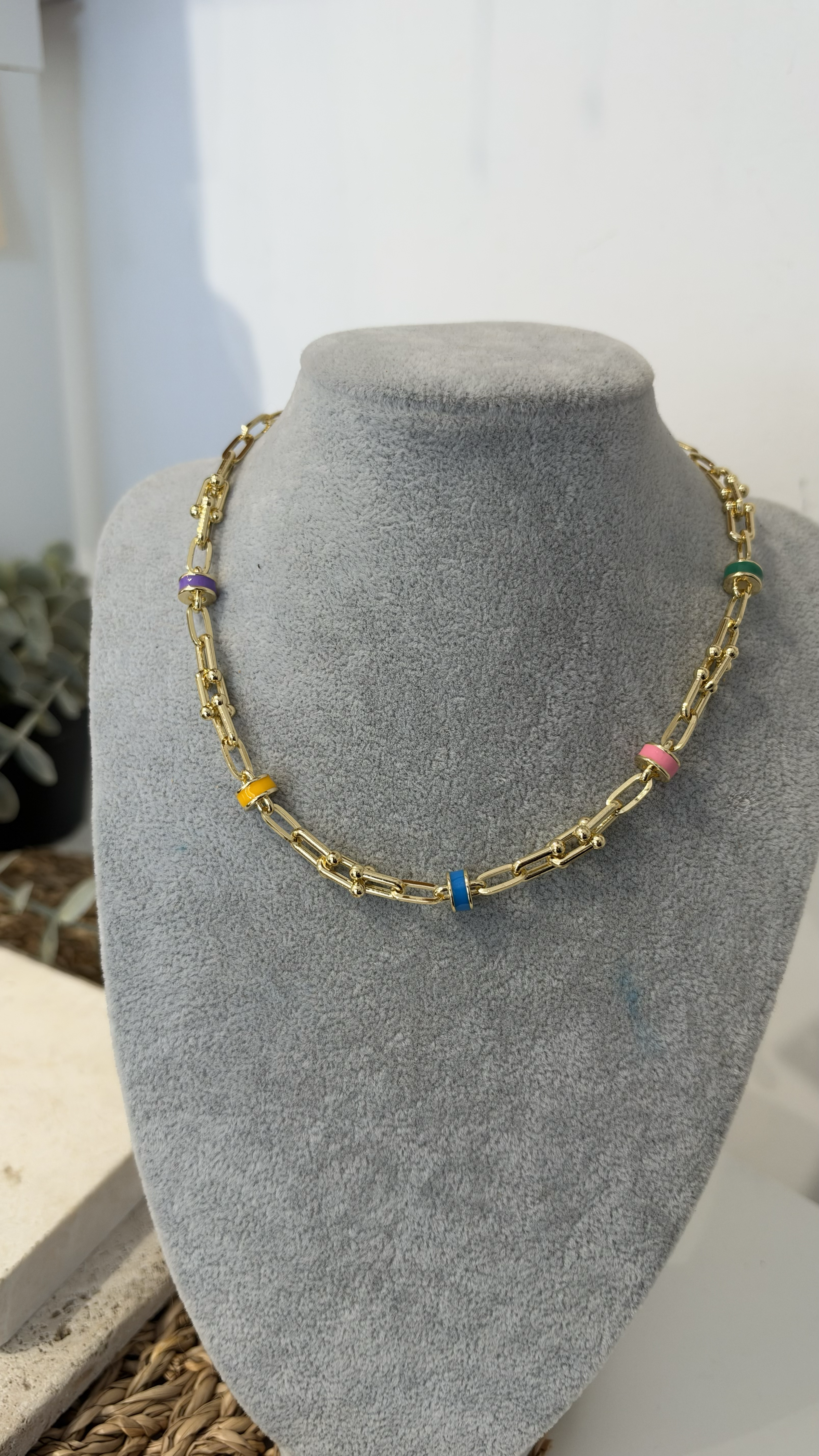 Xuping Özel Seri Gold Renk 14k Kolye 40+5cm