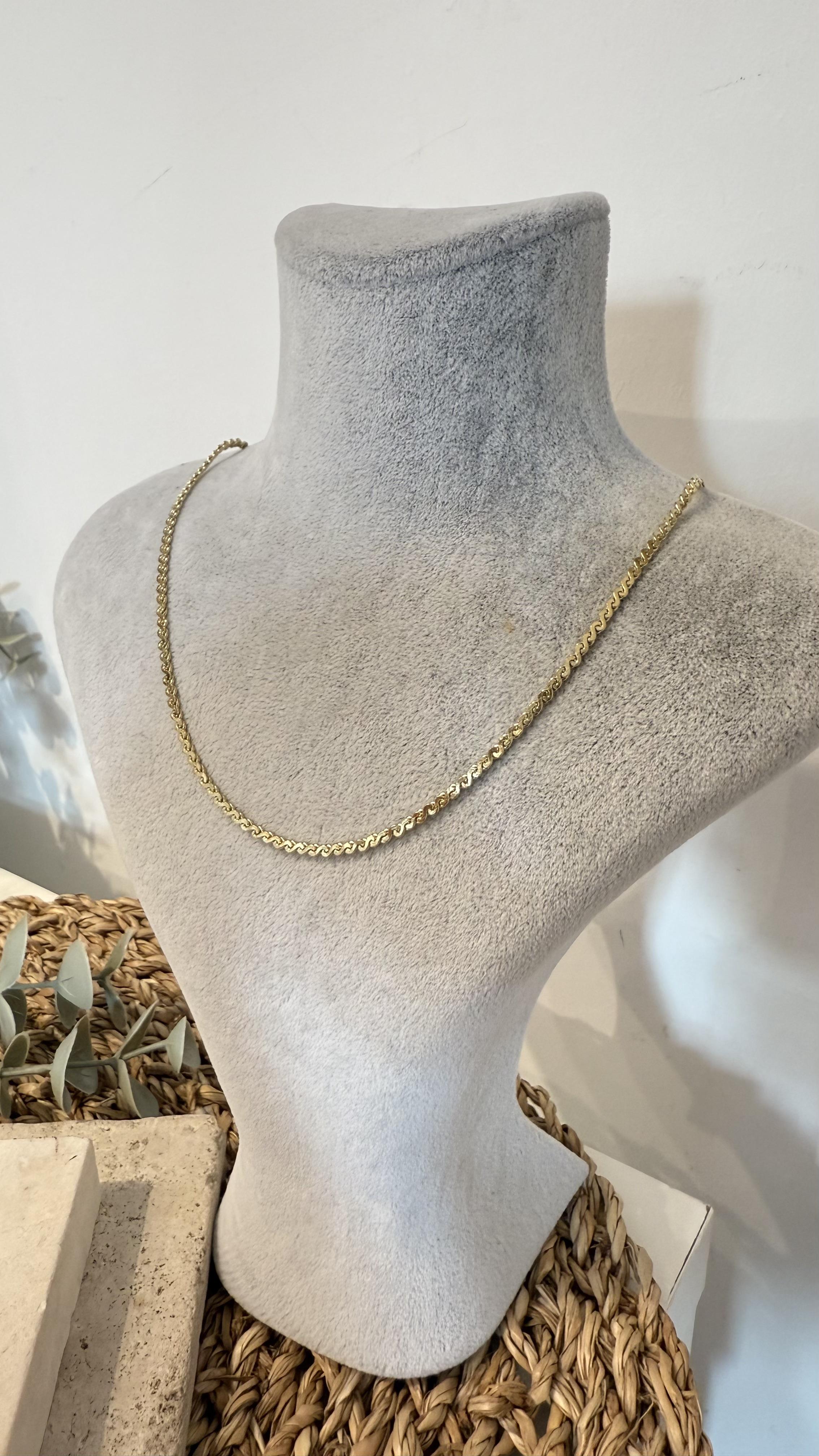 Xuping Özel Seri Gold Renk 14k Kolye 45cm
