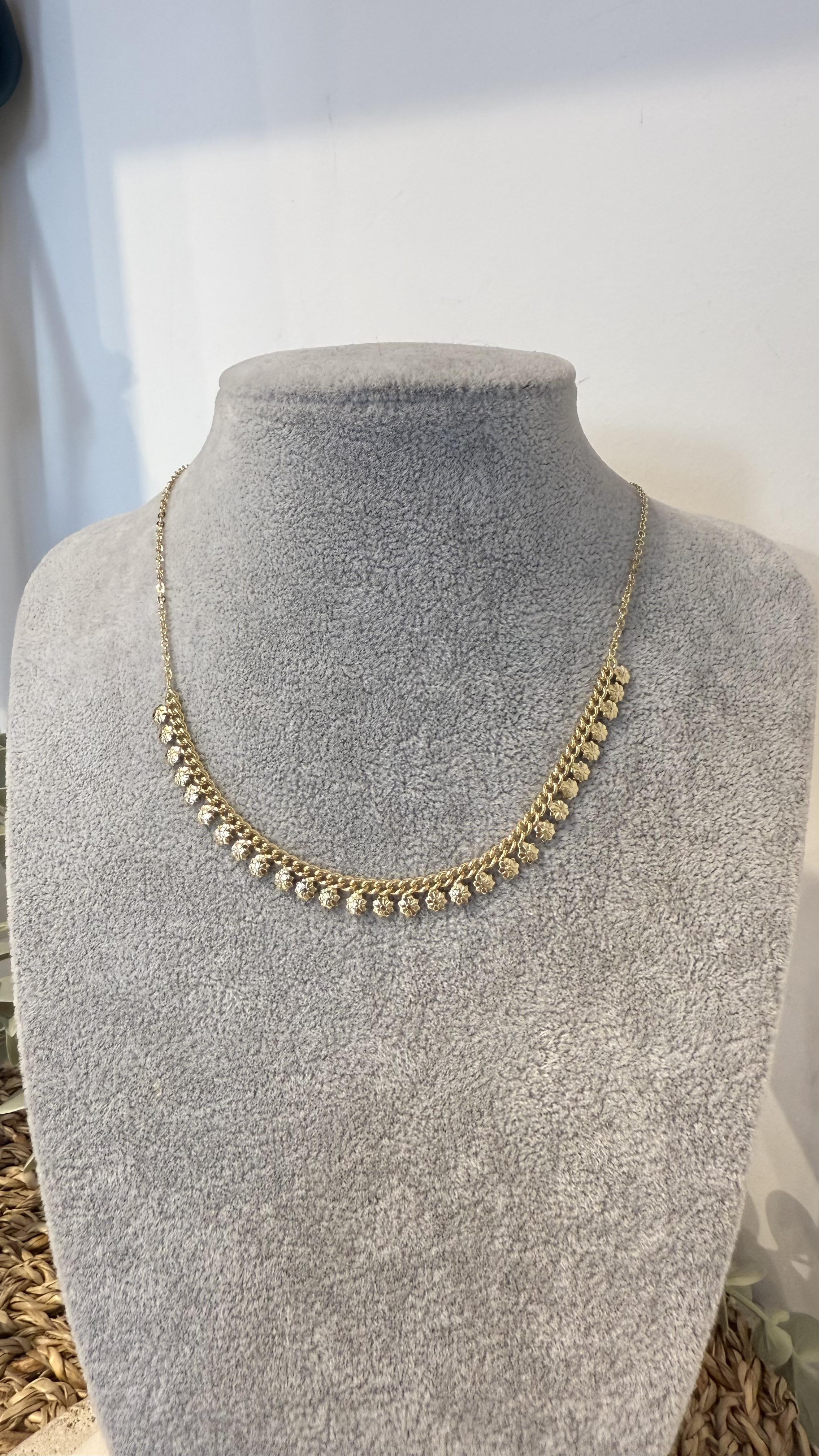 Xuping Özel Seri Gold Renk 14k Kolye 40+7cm