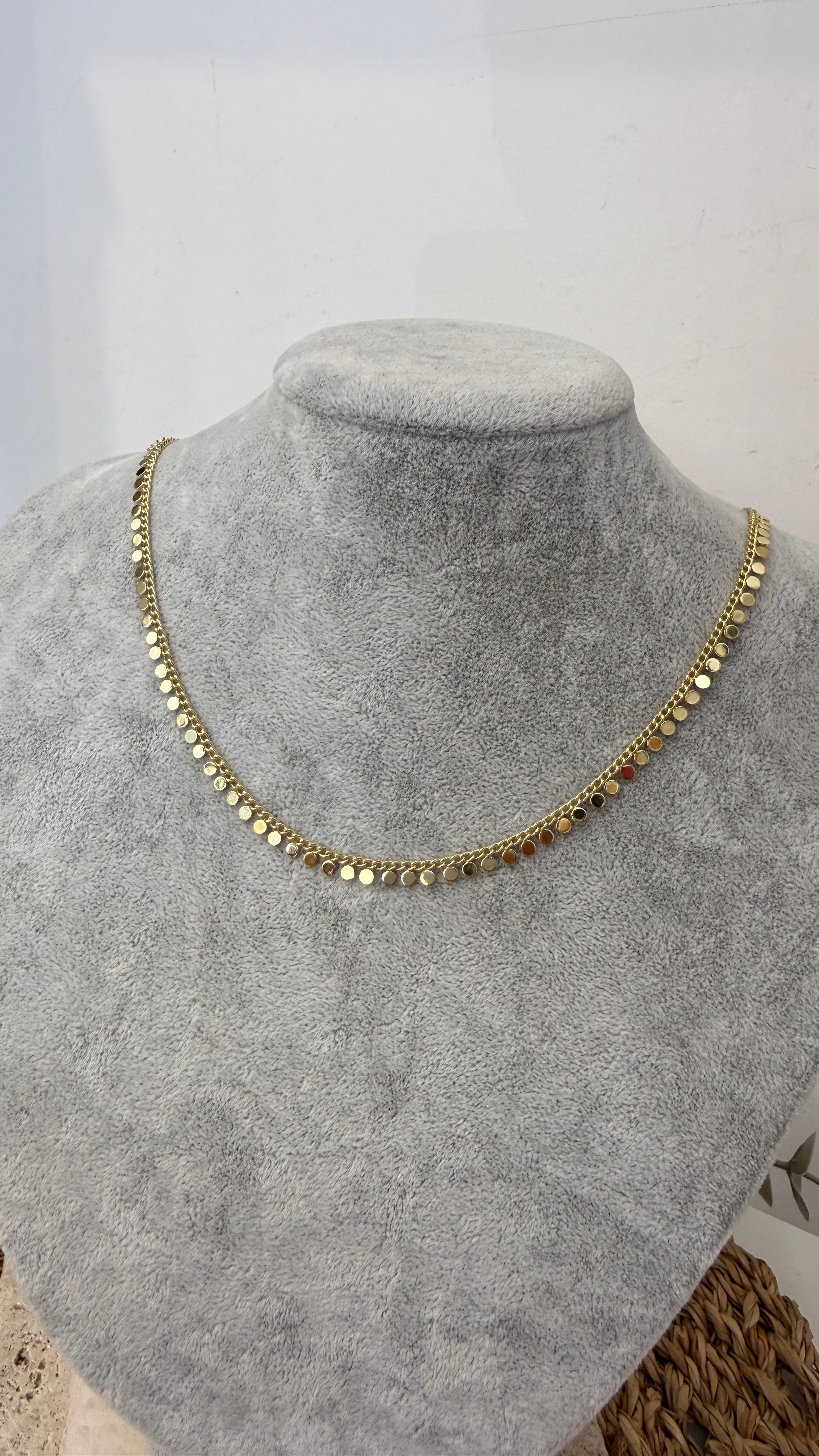 Xuping Özel Seri Gold Renk 14k Kolye 45+7cm 