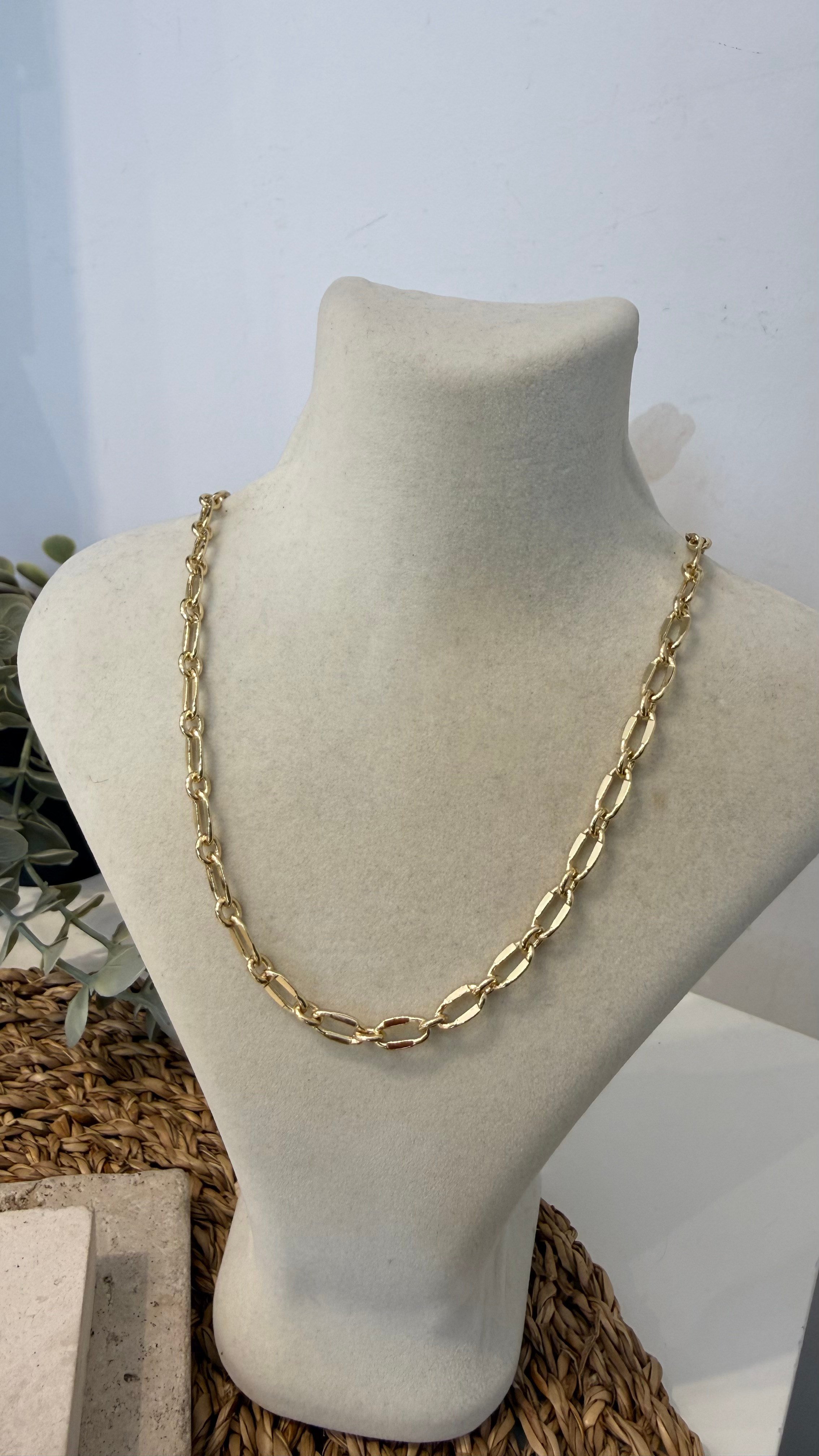 Xuping Özel Seri Gold Renk 14k Kolye 50cm