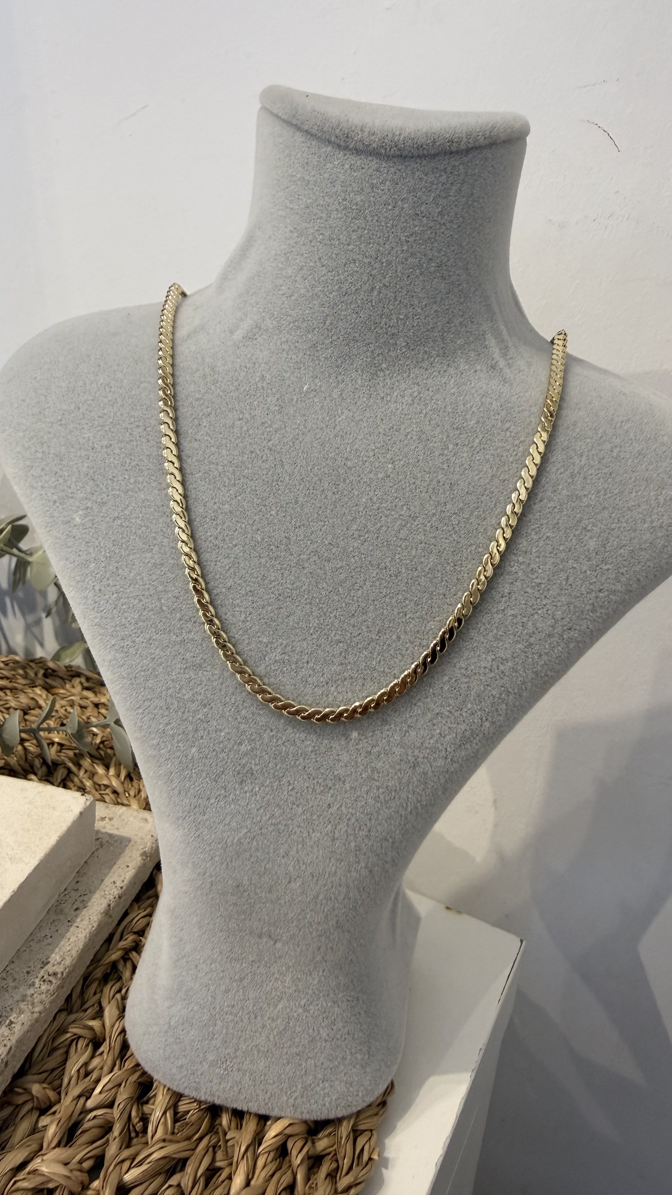 Xuping Özel Seri Gold Renk 14k Kolye 50cm