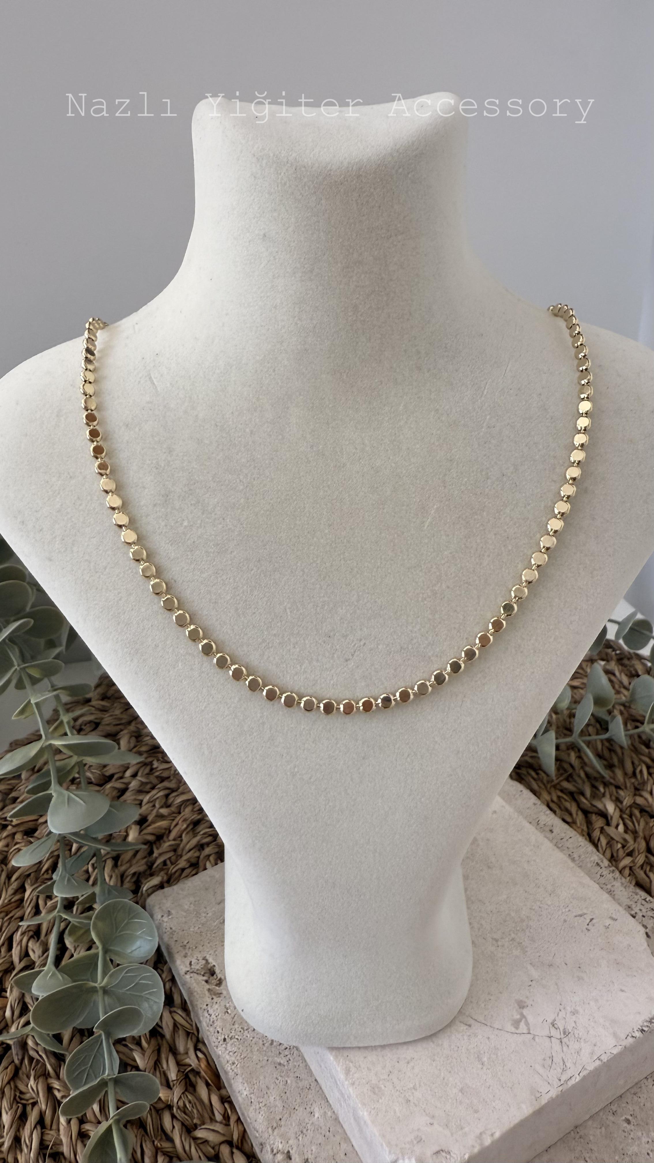 Xuping Özel Seri Gold Renk 14k Kolye 50cm