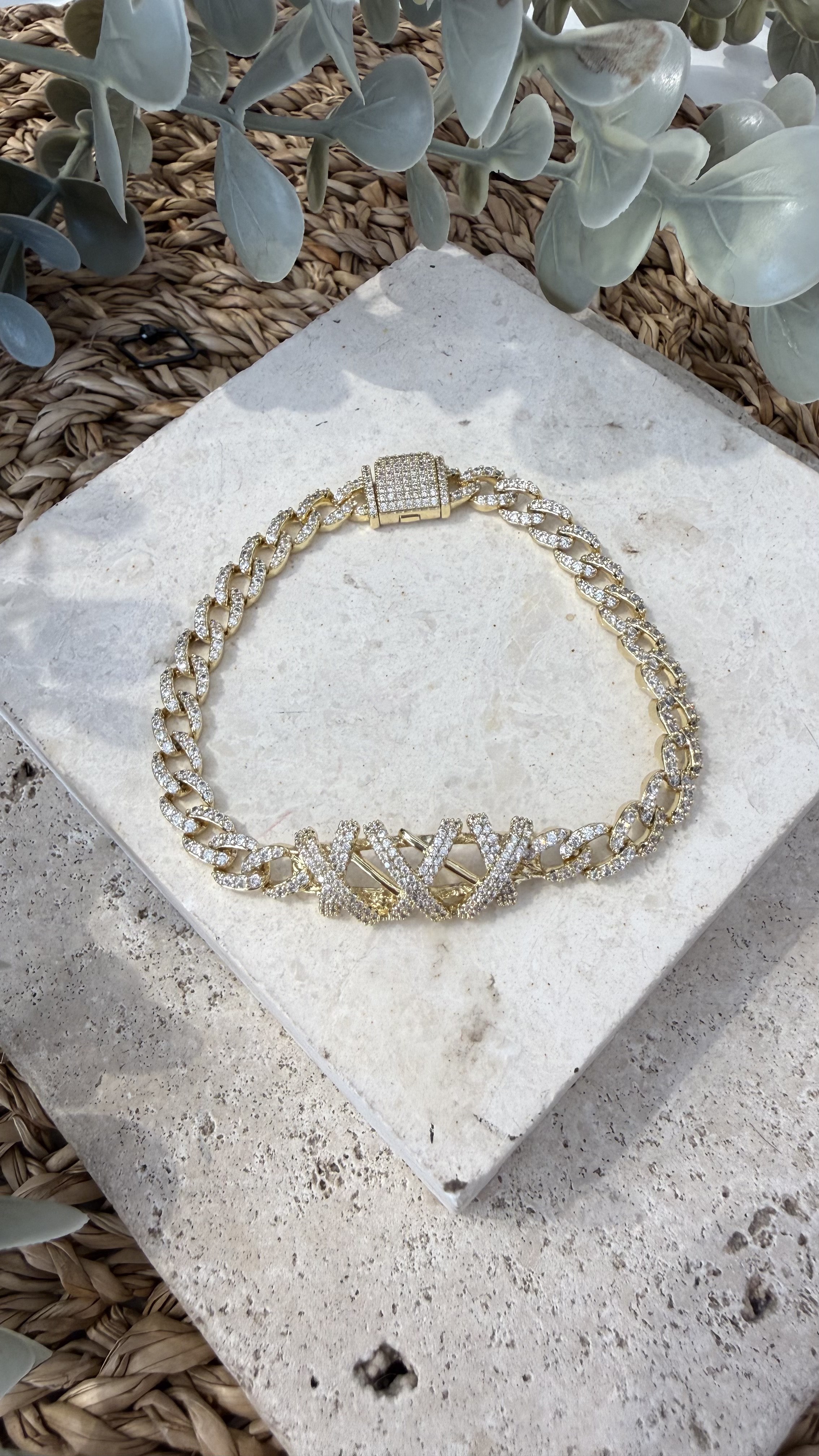 Xuping Özel Seri Gold Renk Gurmet 14k Bileklik