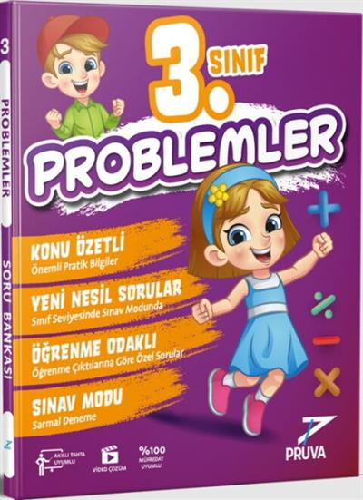 3. Sınıf Problemler Soru Bankası Pruva Akademi 9786256083516