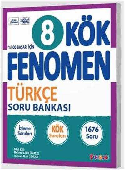 8. Sınıf KÖK Türkçe Soru Bankası Fenomen Yayıncılık 9786255856494