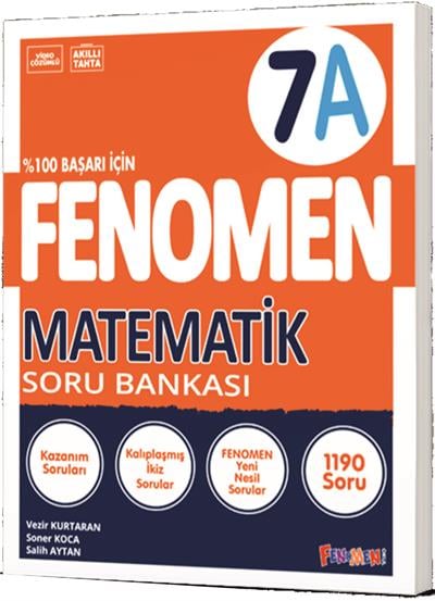 Fenomen Yayıncılık 7. Sınıf Fenomen A Serisi Matematik Soru Bankası