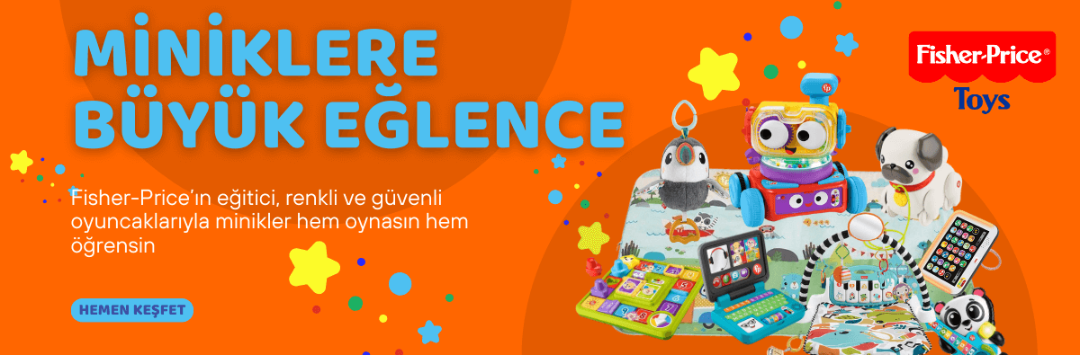 0-3 yaş bebekler için Fisher-Price eğitici oyuncaklar ve aktivite setleri