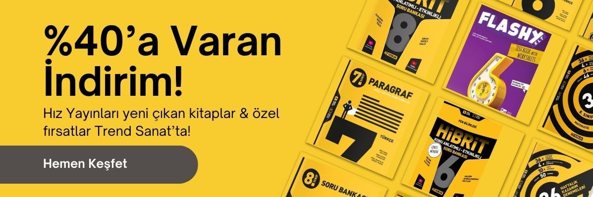 Hız Yayınları yeni çıkan kitaplar ve %40 indirimli ürünler - Trend Sanat