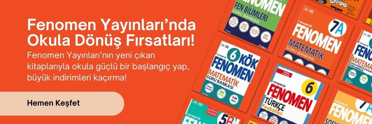 Fenomen Yayınları okula dönüş fırsatları, yeni çıkan ve indirimli kitaplar - Trend Sanat