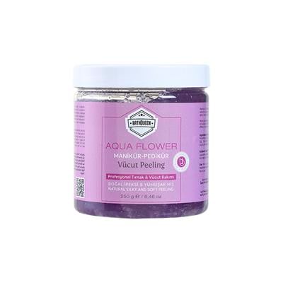 Aqua Flower Peeling Magnezyum (EPSOM SALT) Esaslı Vücut Peelingi 250 ML