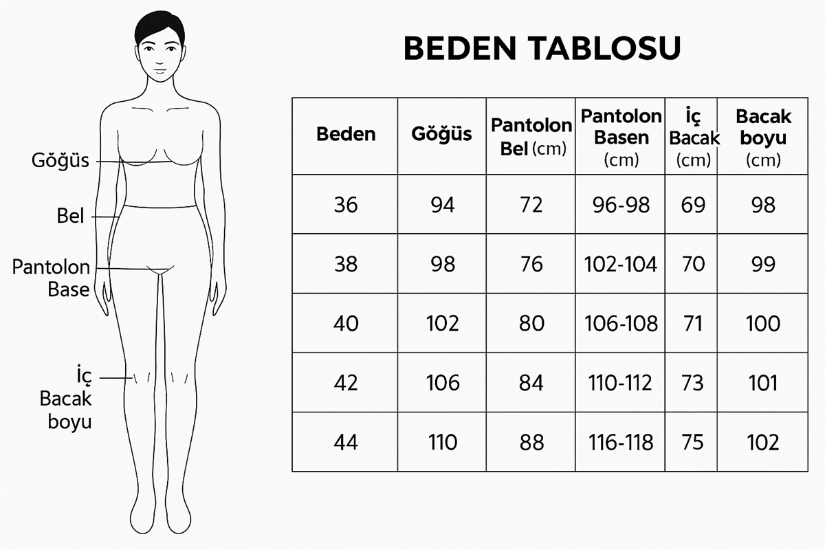 Deniz Kabuklu Bej Takım
