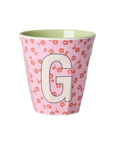 Melamin Çiçek Bardak - Pembe G