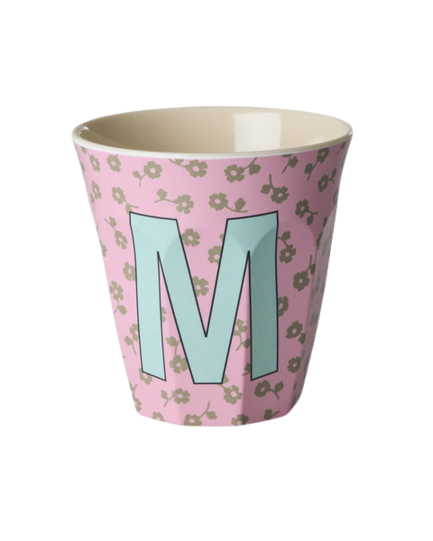Melamin Çiçek Bardak - Pembe M