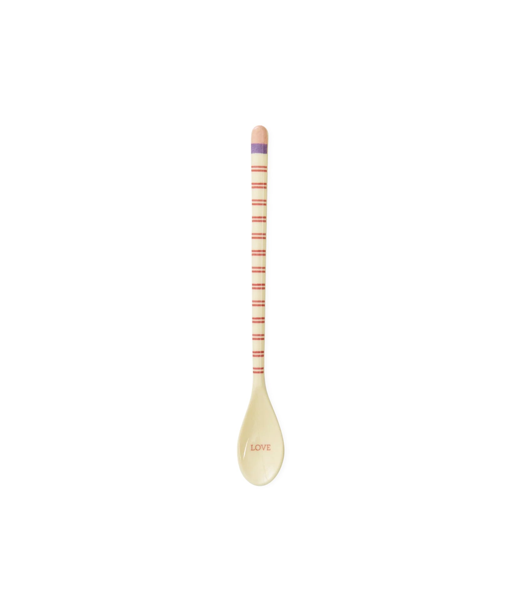Melamin Latte Kaşığı - Çizgili
